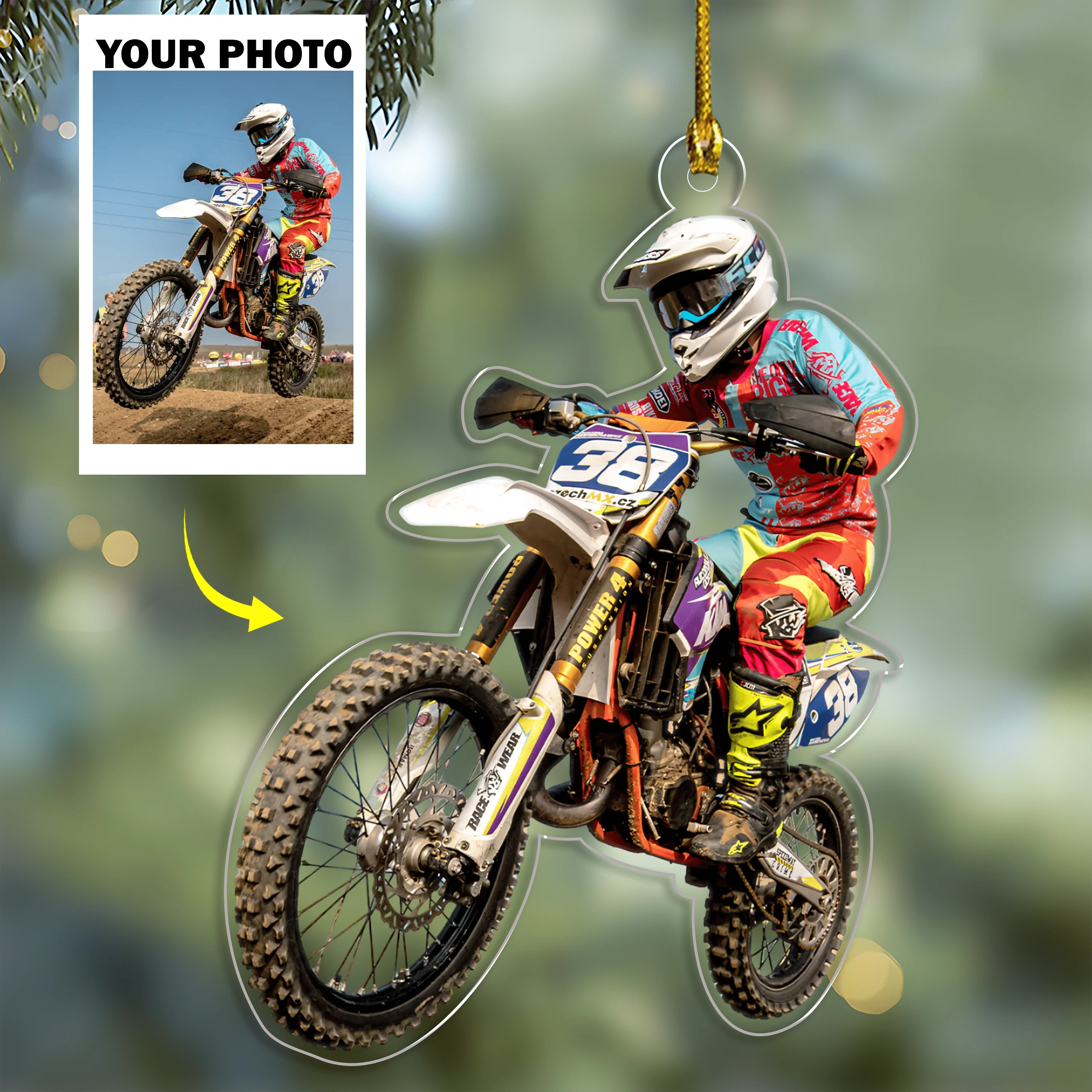 Custom Photo Motocross For Biker TH10 891507