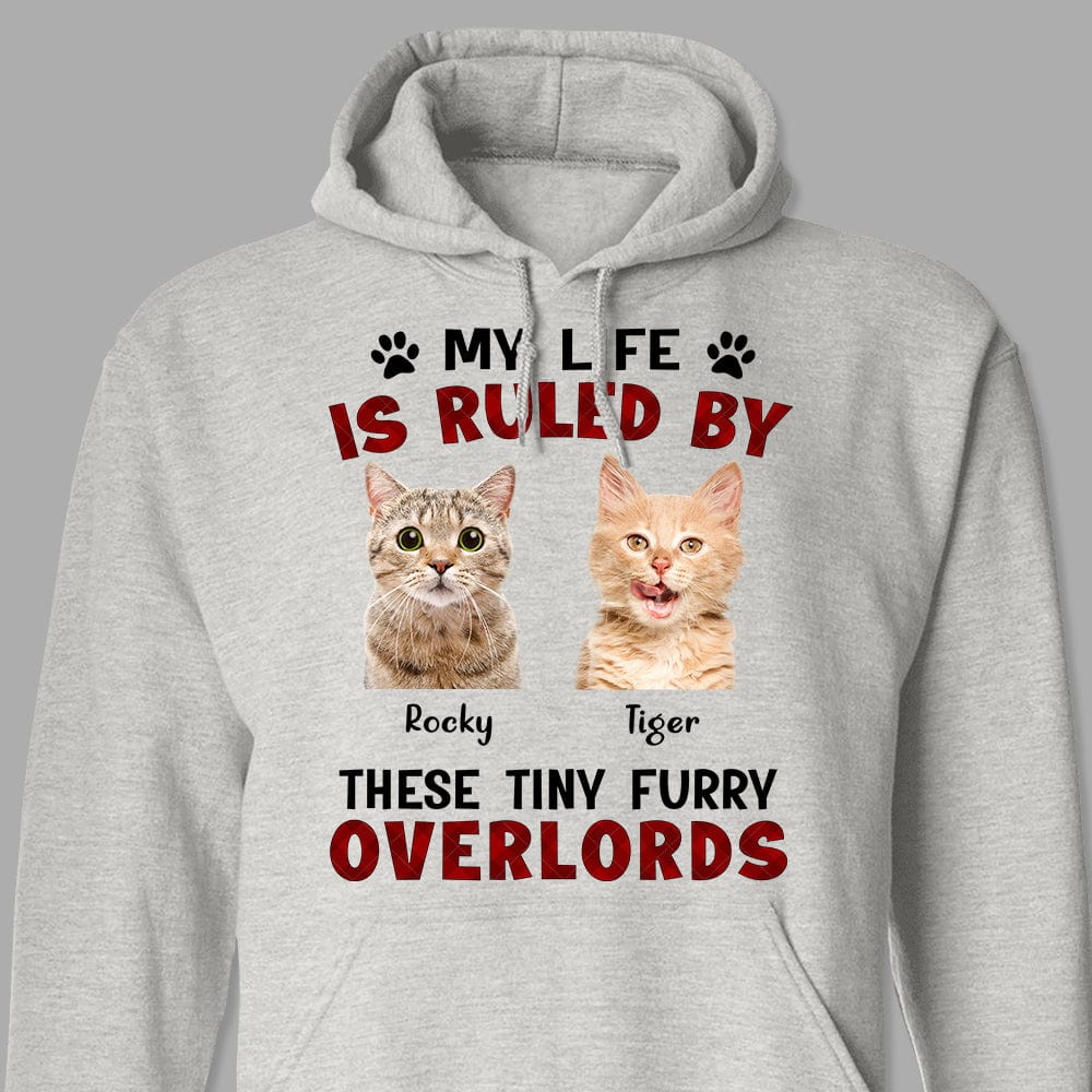 Custom Photo My Life Is Ruined By A Tiny Furry Overlord Shirt NHS87 889143 - Image 5