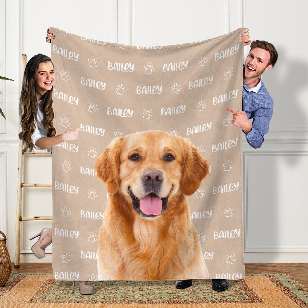 Custom Photo Pet And Human Blanket T368 890169 - Image 3