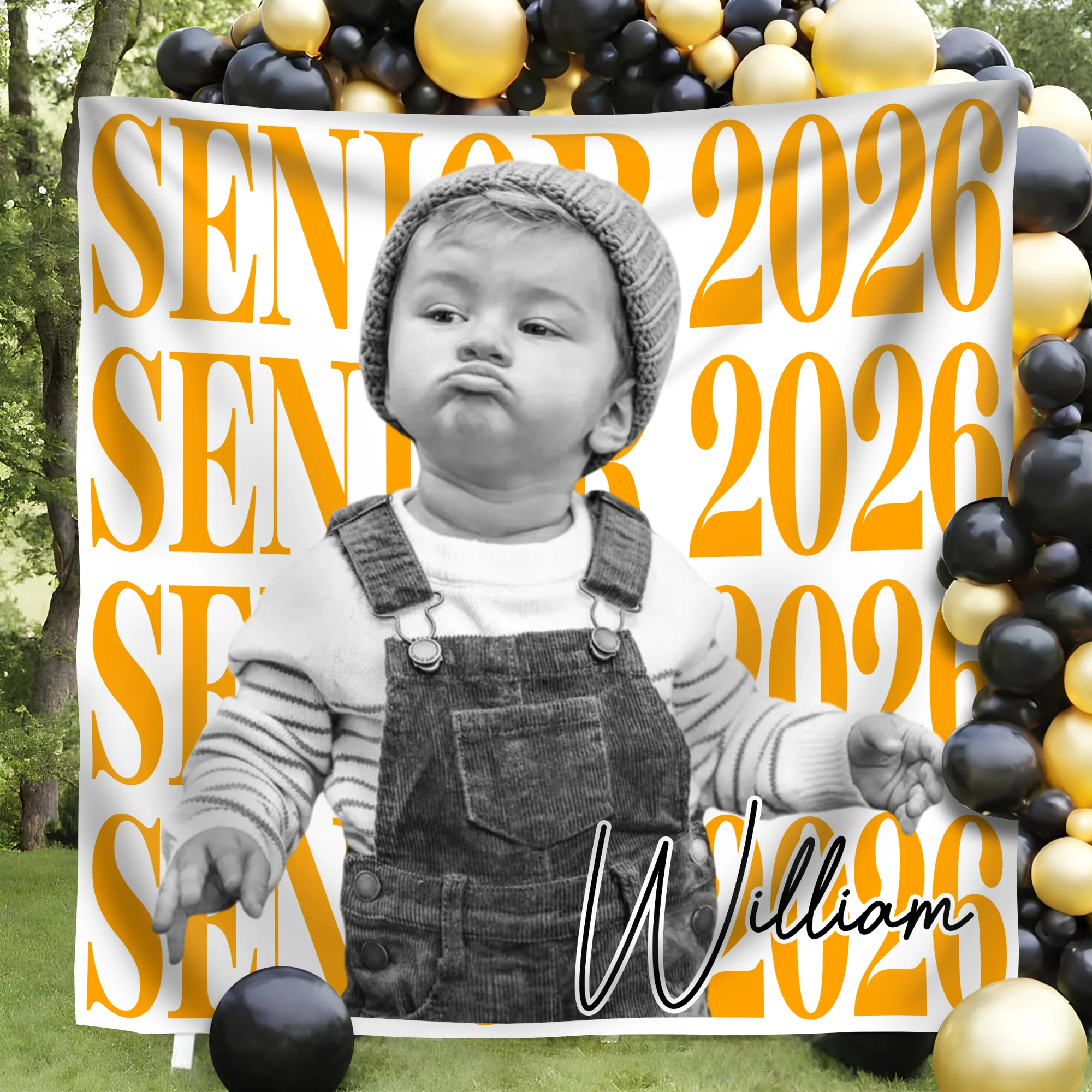 Custom Photo Senior 2026 Backdrop Graduation Party Decor TH10 169735 - Image 4