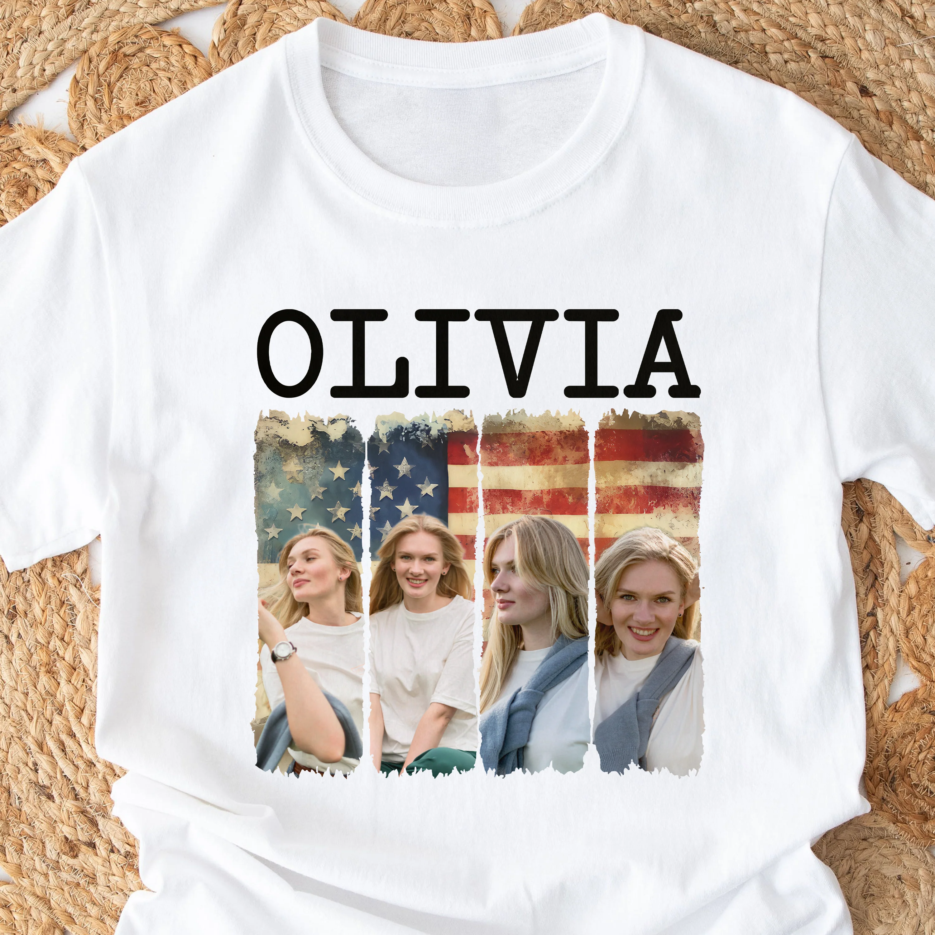 Custom Photo Stars & Stripes With America Flag Bright Shirt TH10 892973 - Image 4