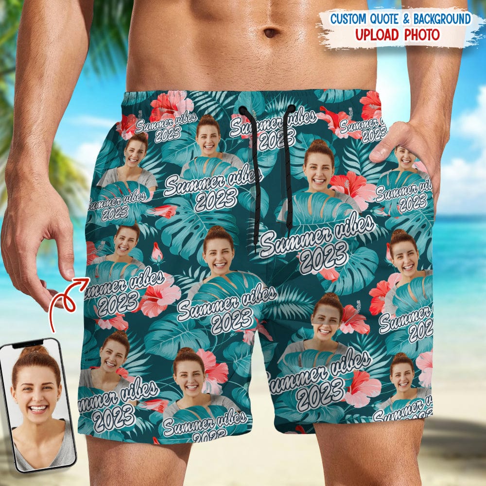 Custom Photo Summer Viber Beach Short TA29 889431