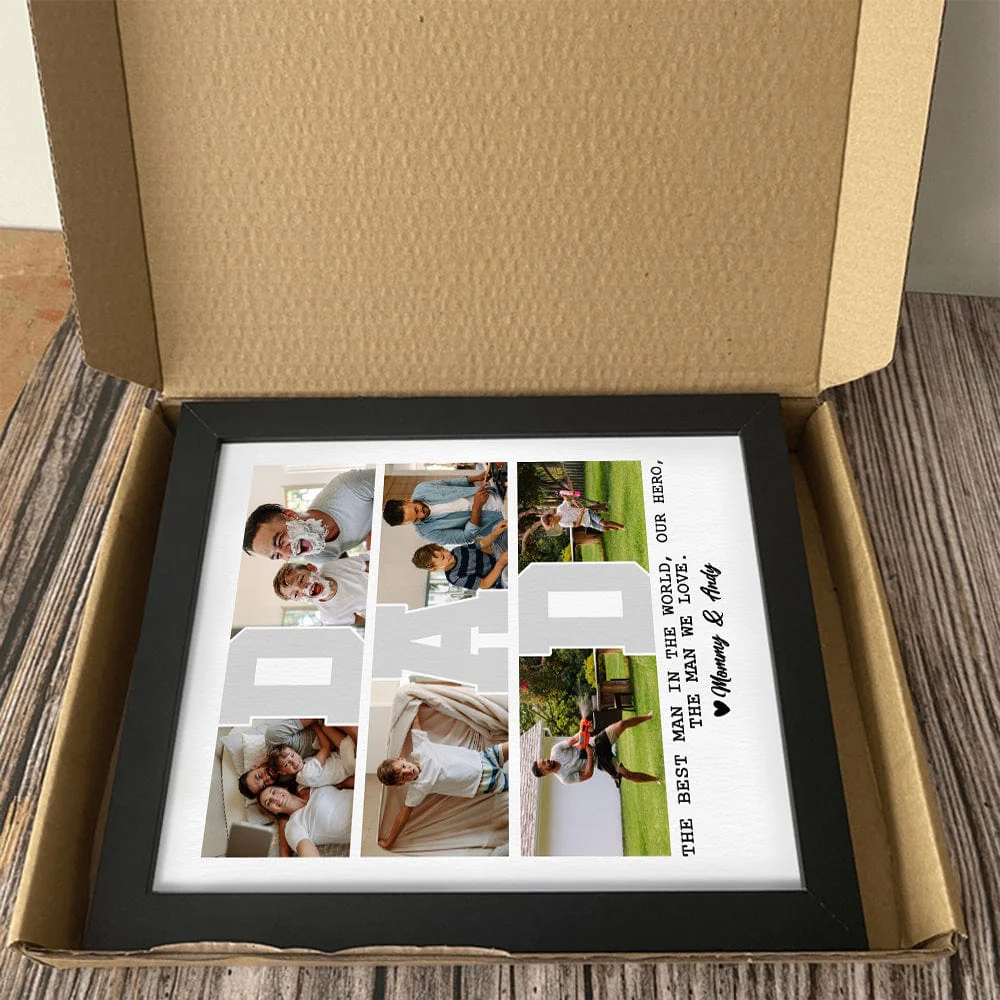Custom Photo The Best Man In The World Father Picture Frame TA29 889337 - Image 3