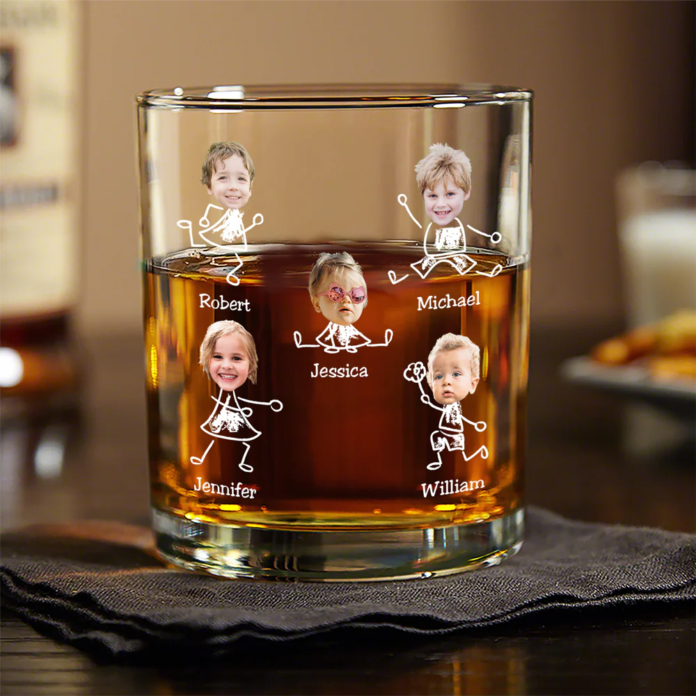 Custom Photo To Dad From The Reasons You Drink Rock Glass N304 890879 - Image 3