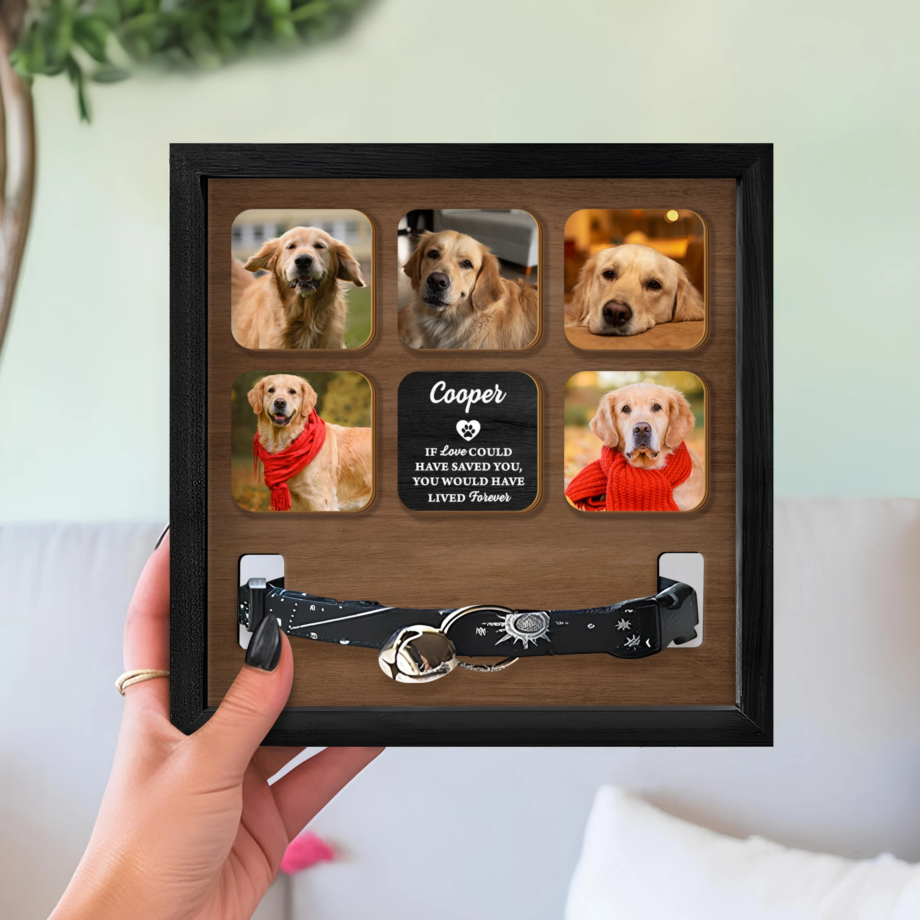 Custom Photo Until We Meet Again Memorial 2-Layers Wooden Collar Frame TH10 894239 - Image 4