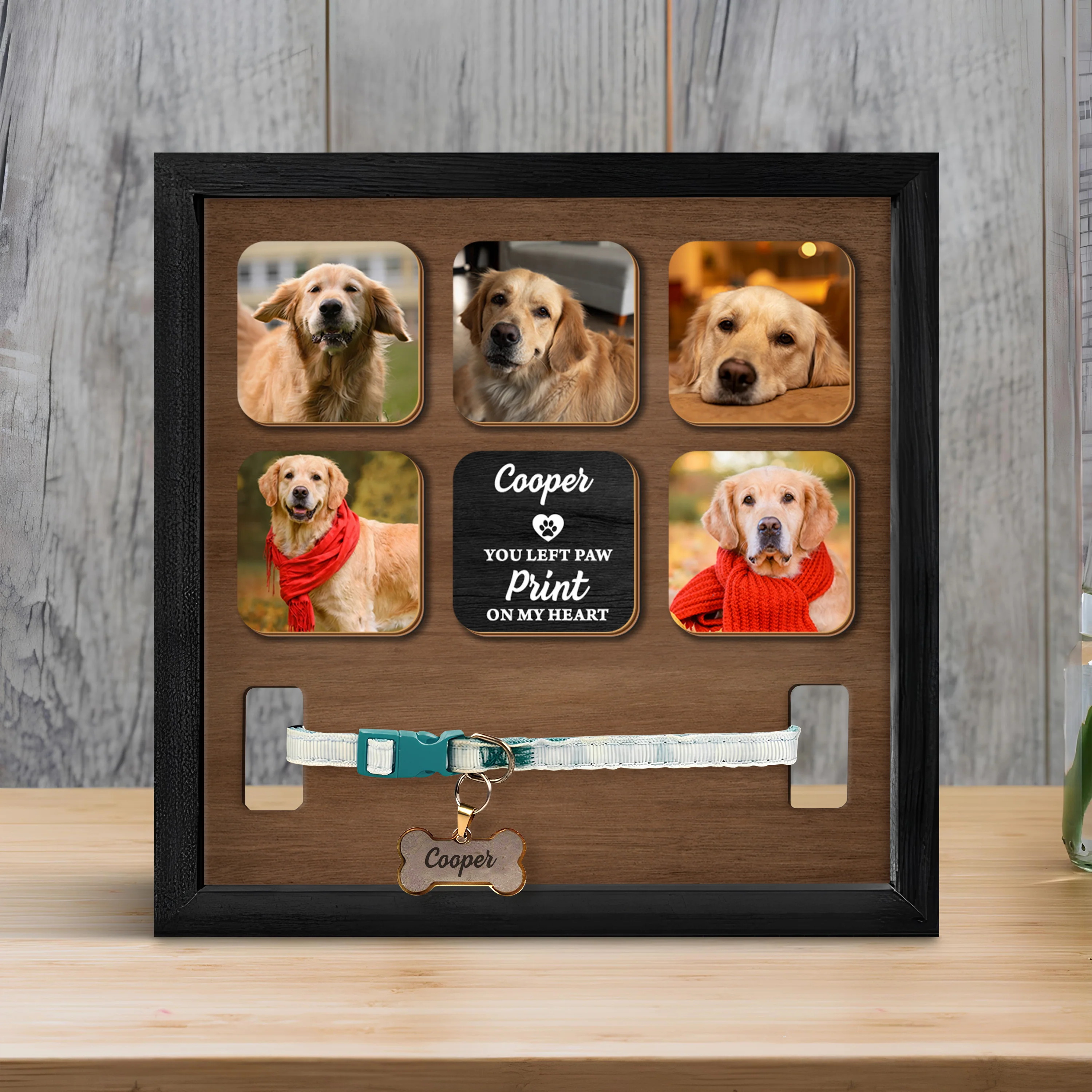 Custom Photo Until We Meet Again Memorial 2-Layers Wooden Collar Frame TH10 894239 - Image 8