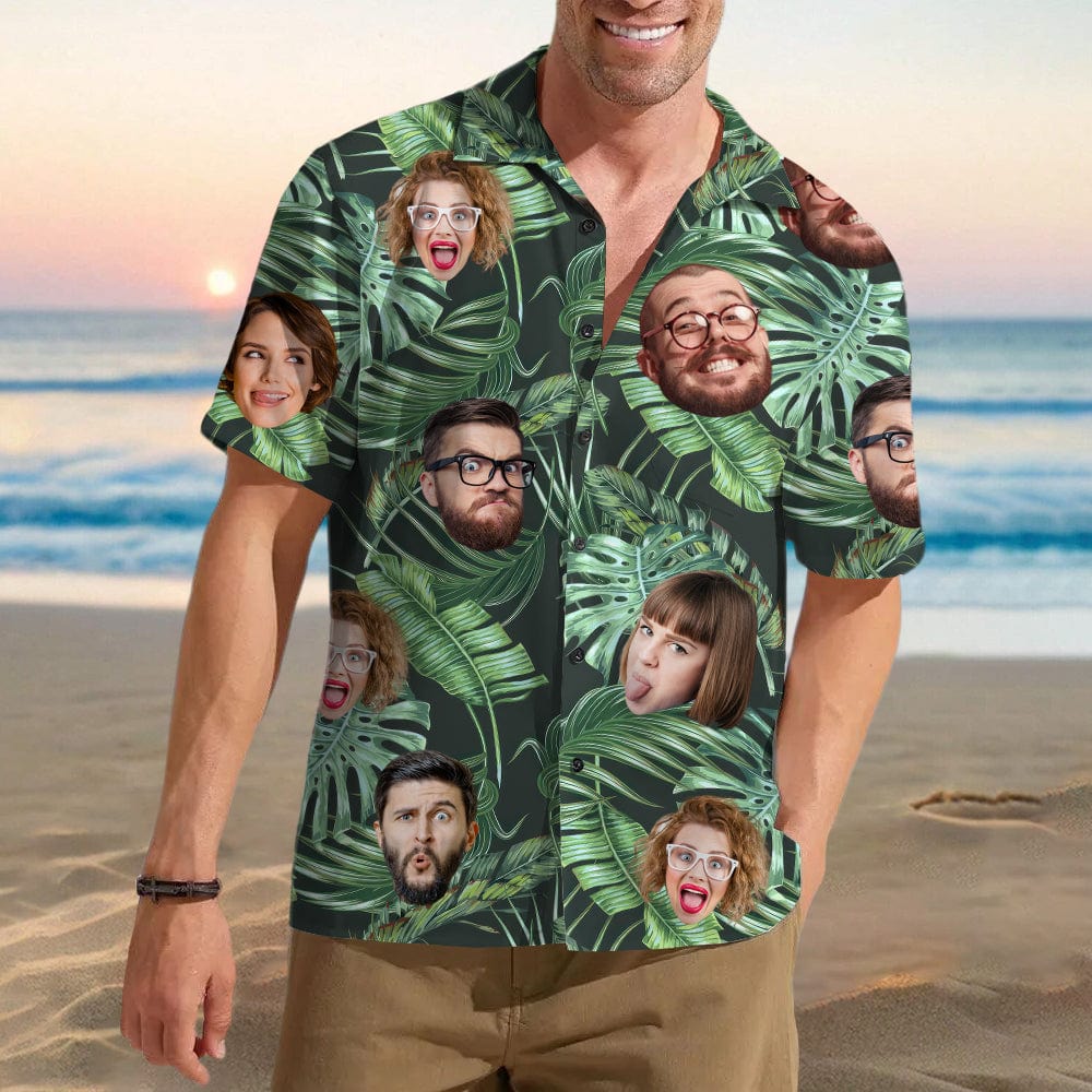 Custom Face Photo Vacation Style Hawaii Shirt N304 890529 - Image 3