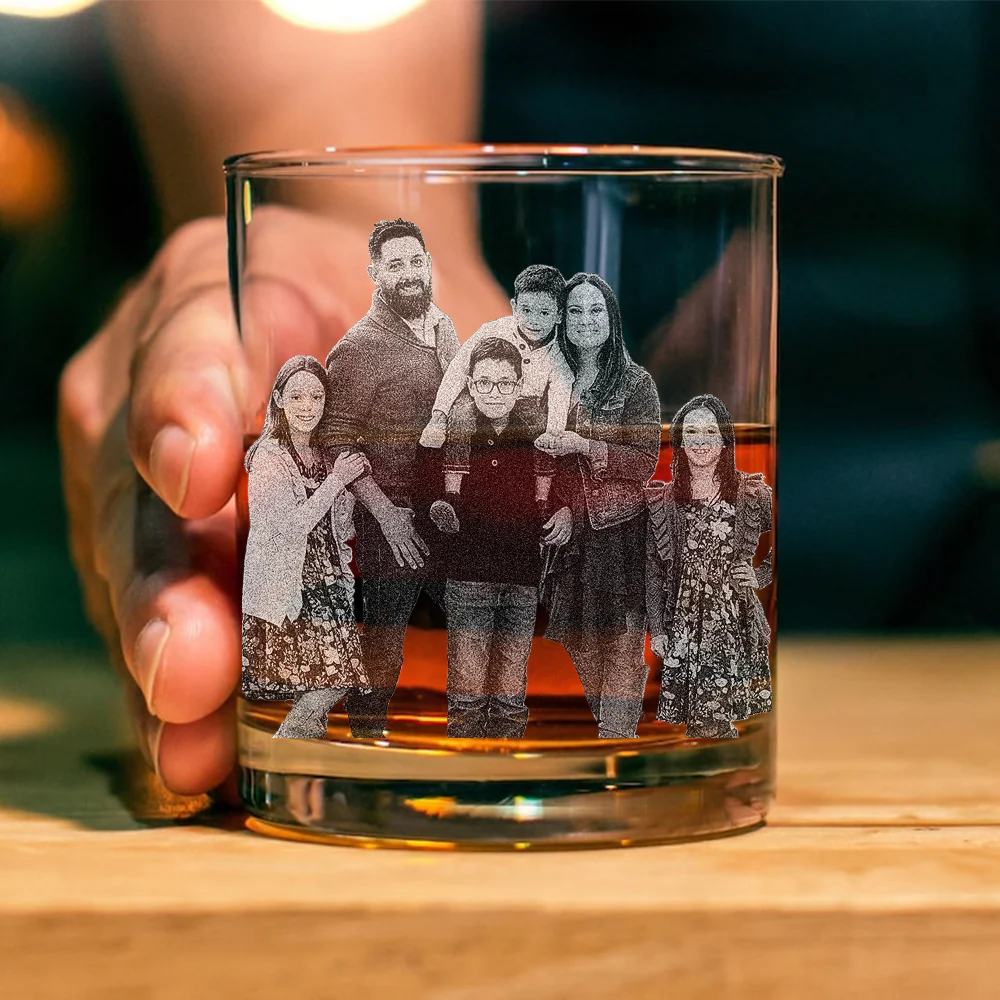 Custom Photo We Love You Every Day Whiskey Glass TH10 892787 - Image 2