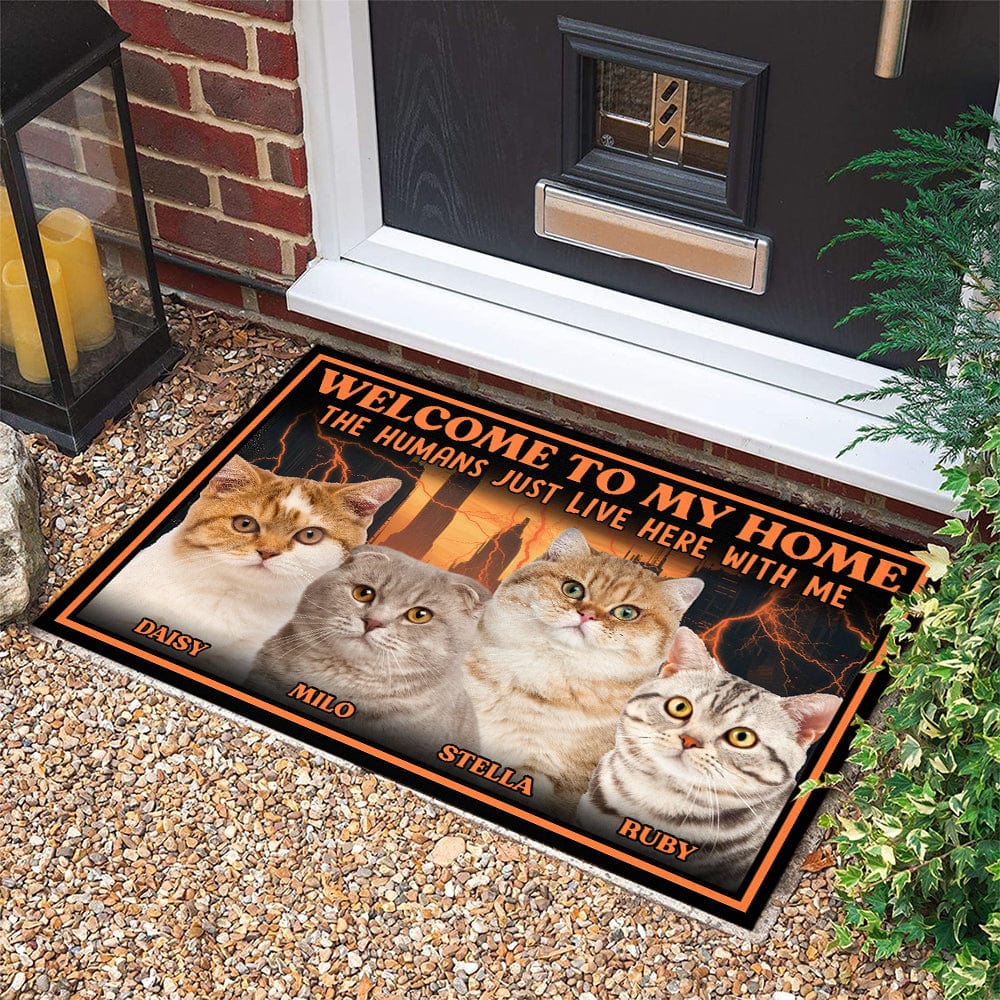 Custom Photo Welcome To My Home Cat Doormat DA199 890623 - Image 3