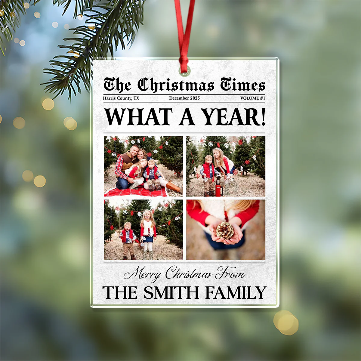 Custom Photo What A Year Acrylic Ornament For Family TH10 894437 - Image 4