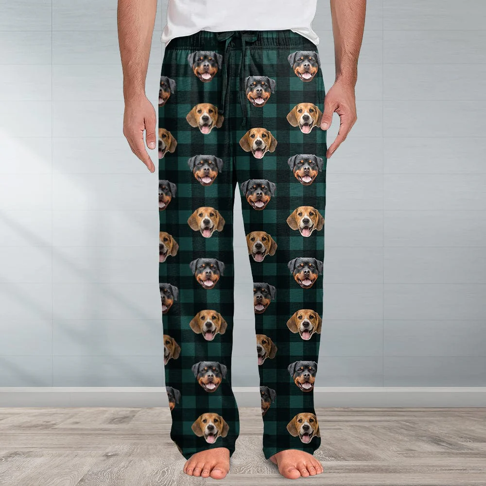 Custom Photo With Christmas Pattern Dog Cat Man's Pants TH10 891479 - Image 5