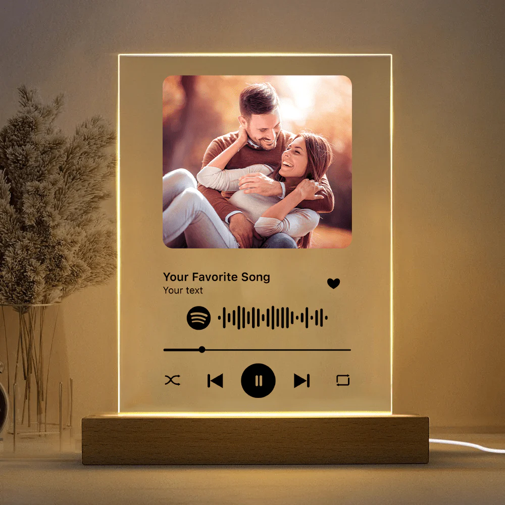 Custom Photo With Your Favorite Song Valentine Acrylic Plaque N304 890141 - Image 3