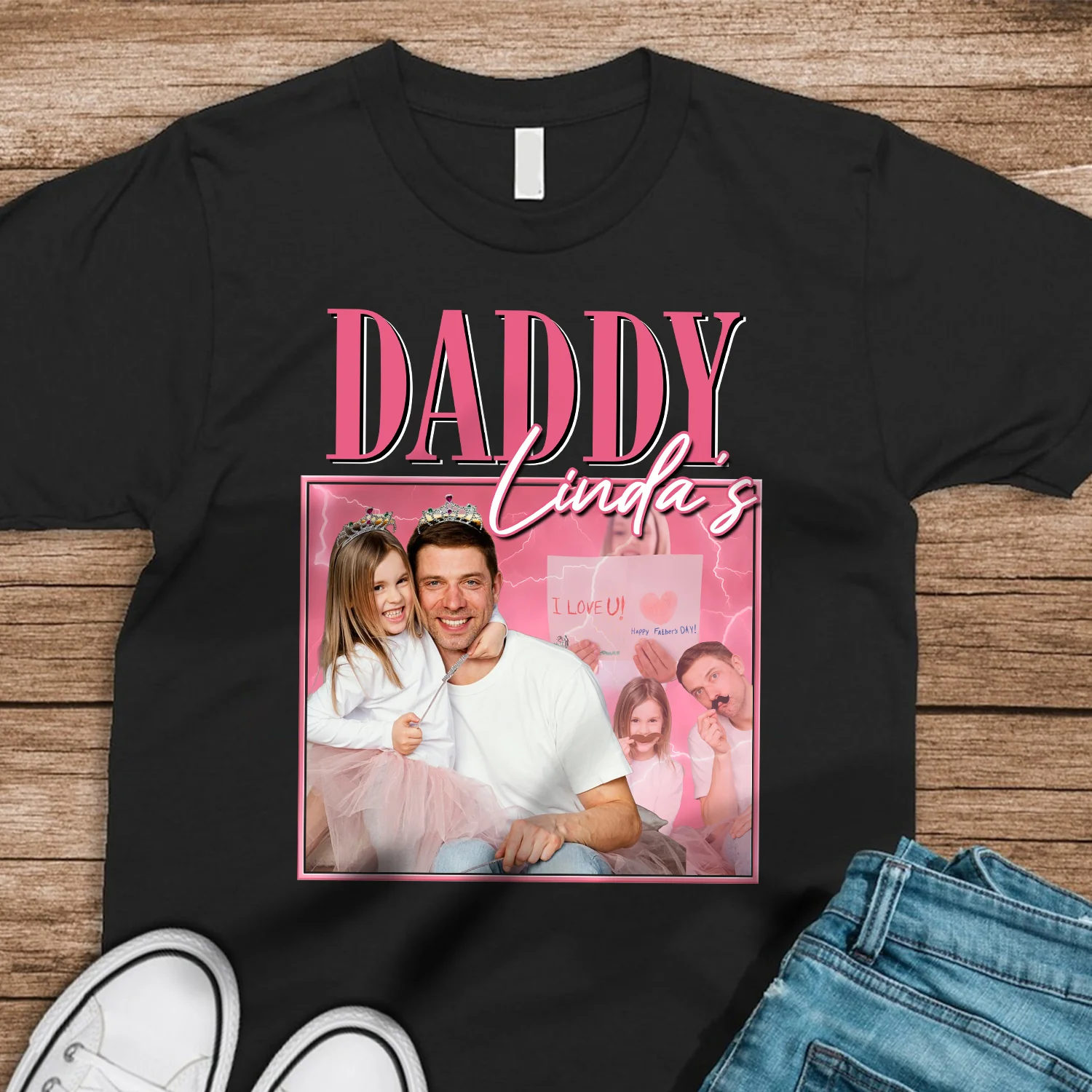 Custom Photo You And Your Daddy Dark Shirt TH10 169817 - Image 4