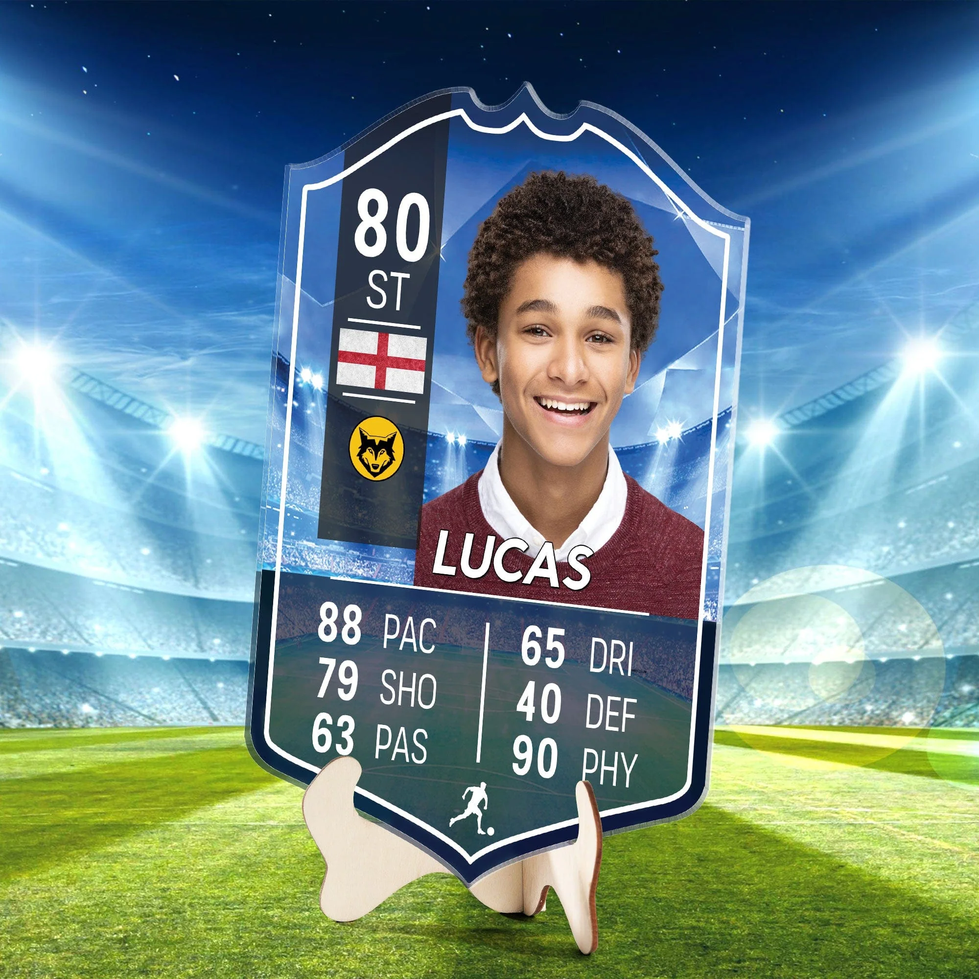 Custom Photo You Are A Great Player Sporter Fifa Card Sign TH10 892429 - Image 2
