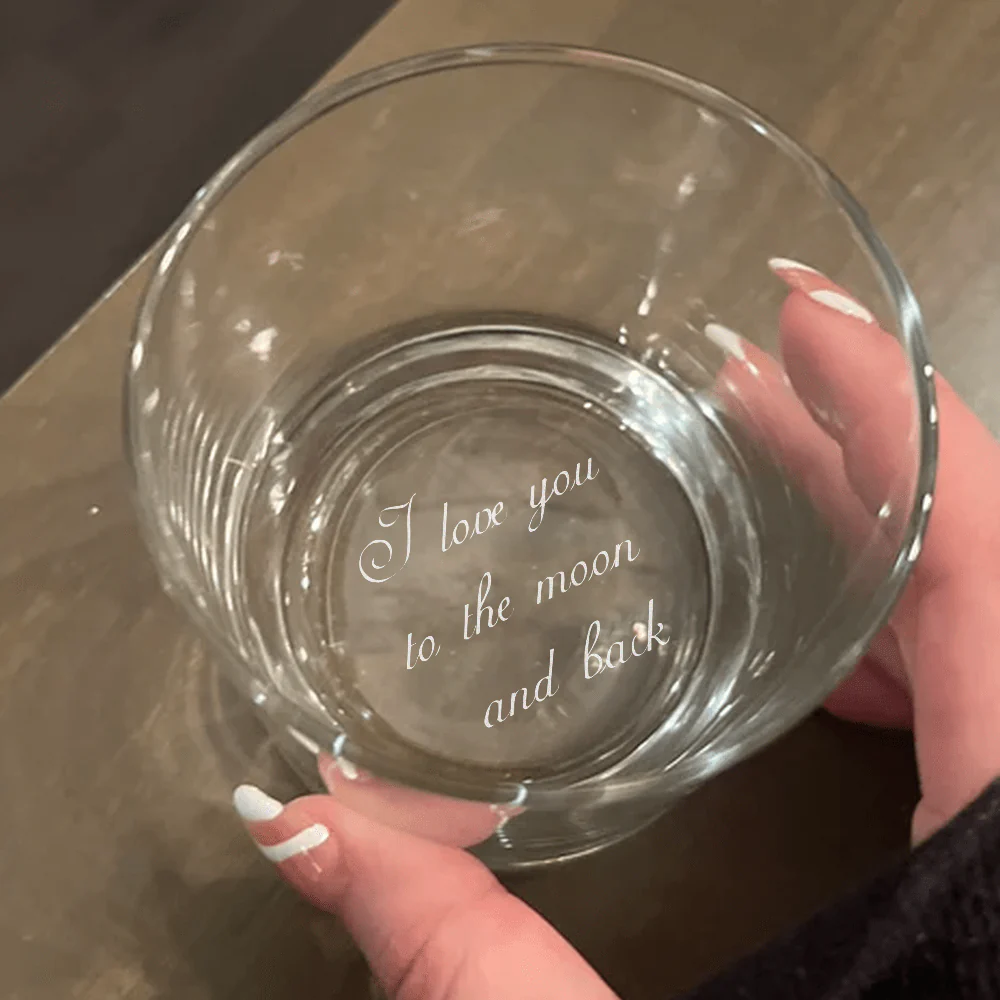 Custom Quote Family Engraved Rock Glass TH10 890981 - Image 2