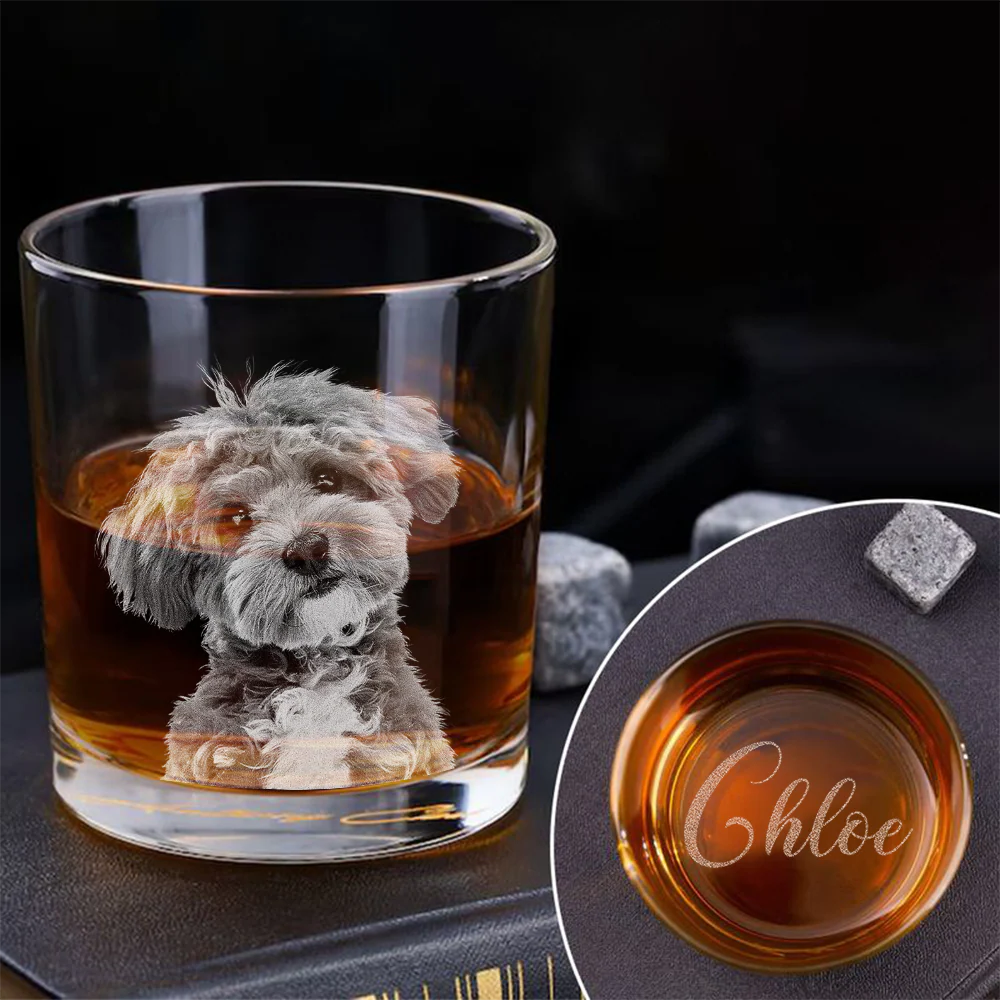 Custom Your Dog Photo And Name Whiskey Glass TH10 892777 - Image 3
