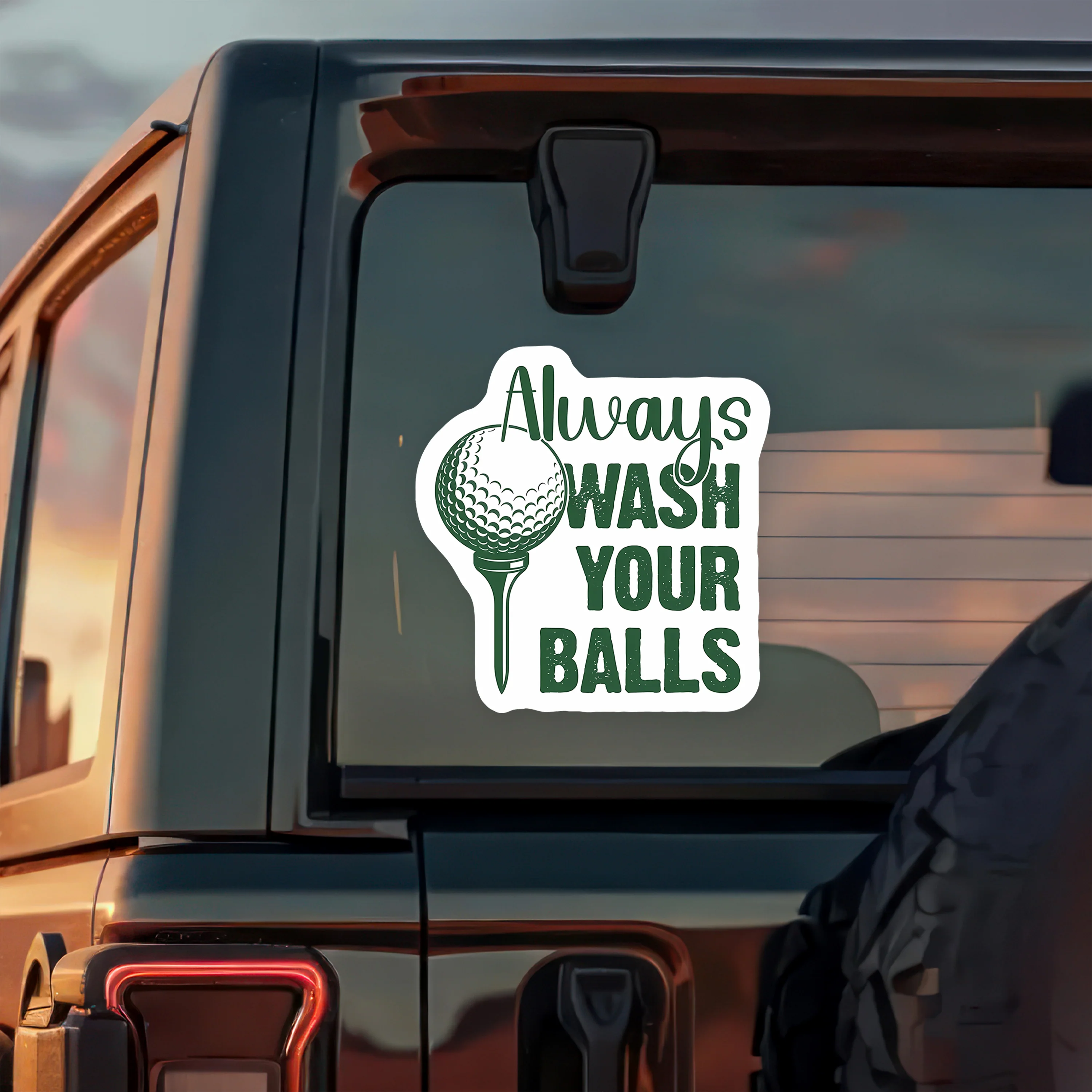 Eat Sleep Golf Repeat Car Window Decal Sticker For Golf Lover TH10 898201 - Image 2