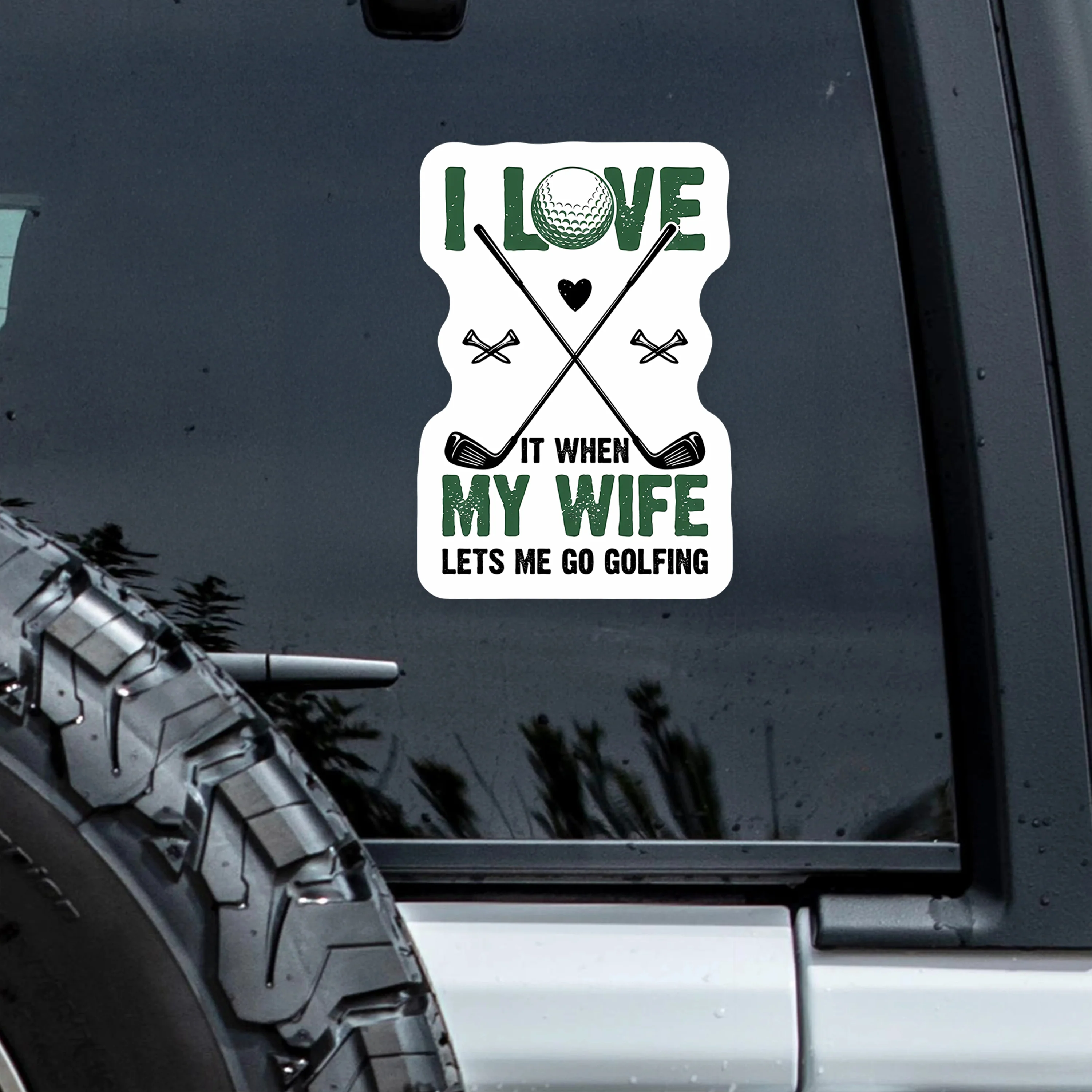 Eat Sleep Golf Repeat Car Window Decal Sticker For Golf Lover TH10 898201 - Image 3