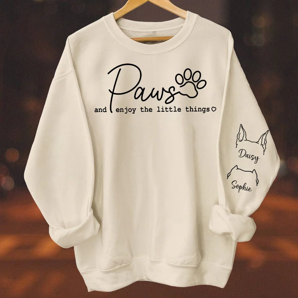Enjoy The Little Things Dog Shirt Personalized Gift DA199 890289 - Image 2