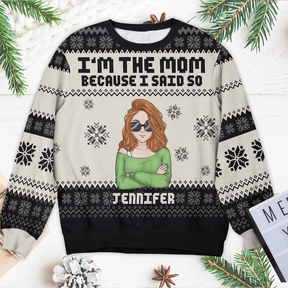 Family Rules AOP Ugly Sweater For Christmas Personalized Gift TH10 891681 - Image 2