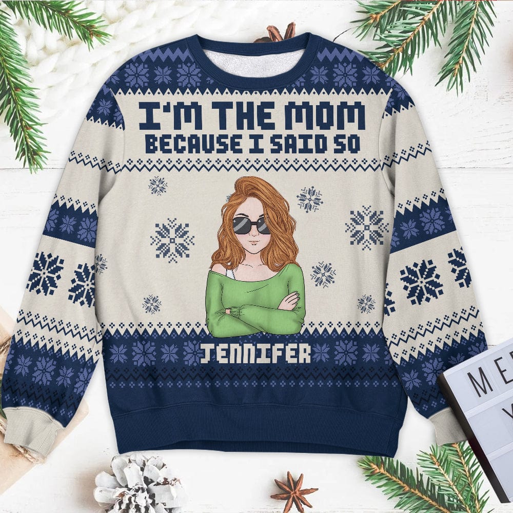 Family Rules AOP Ugly Sweater For Christmas Personalized Gift TH10 891681 - Image 3