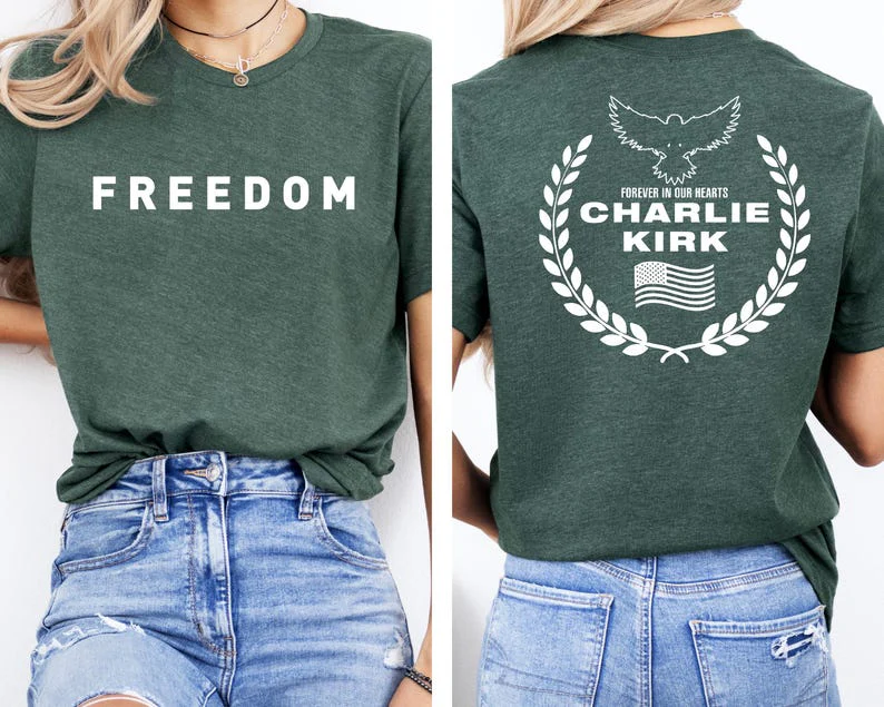 Forever In Our Heart Charlie Kirk Shirt TH10 896237 - Image 3