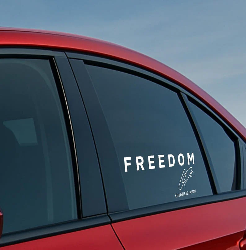 Freedom Charlie Kirk Decal Sticker TH10 64539 - Image 2