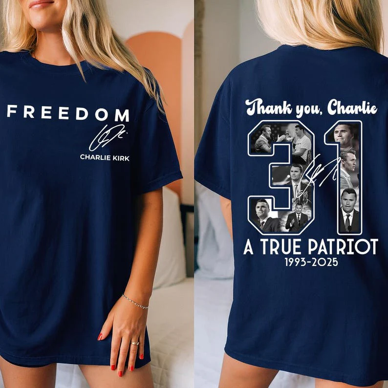 Freedom Charlie Kirk Memorial Shirt TH10 896223 - Image 3