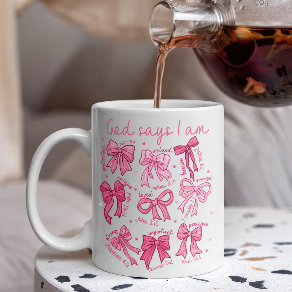 God Says I Am Mug TH10 894801 - Image 2