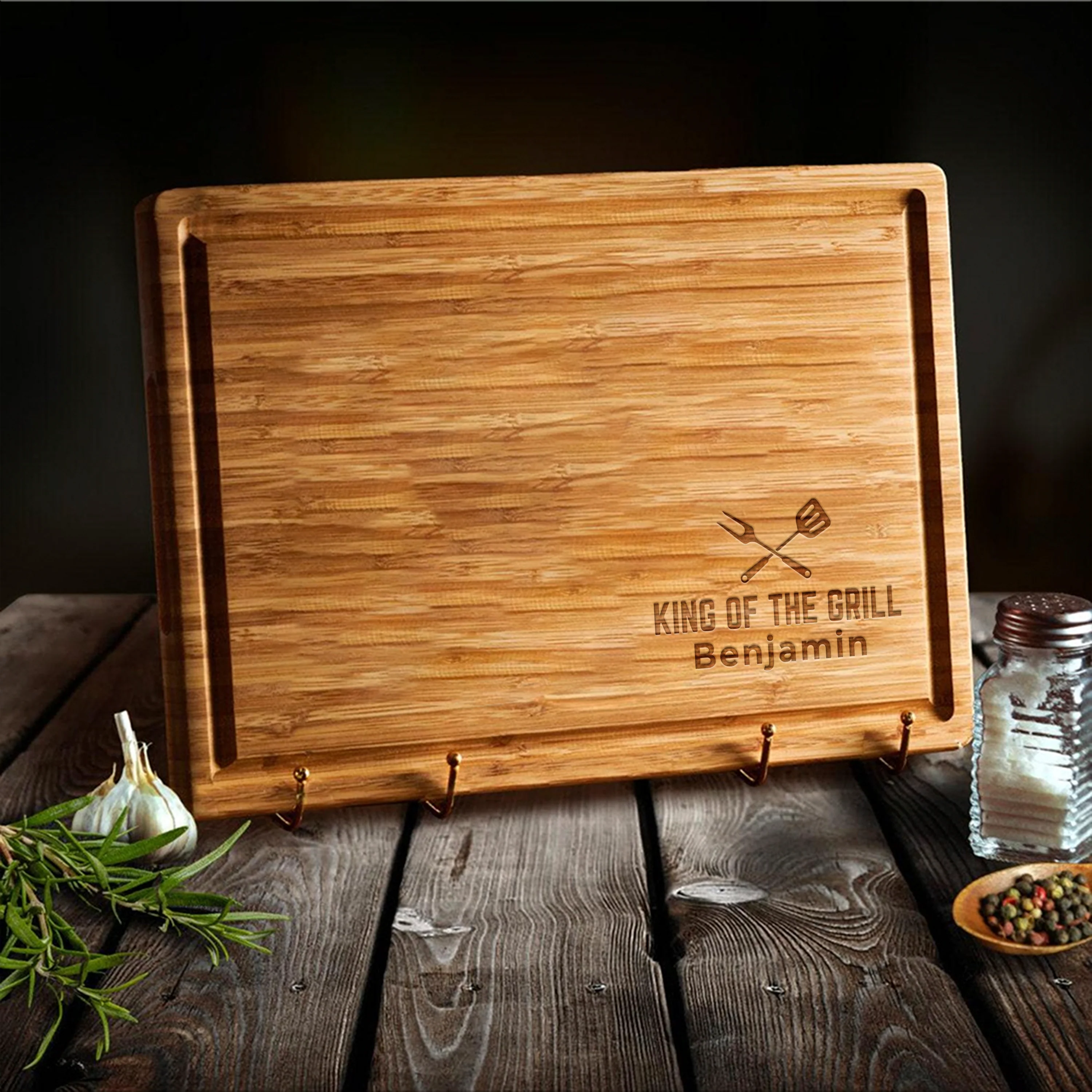 Grilling Cutting Board, Personalized Father's Day Gift for Him TH10 169719 - Image 4