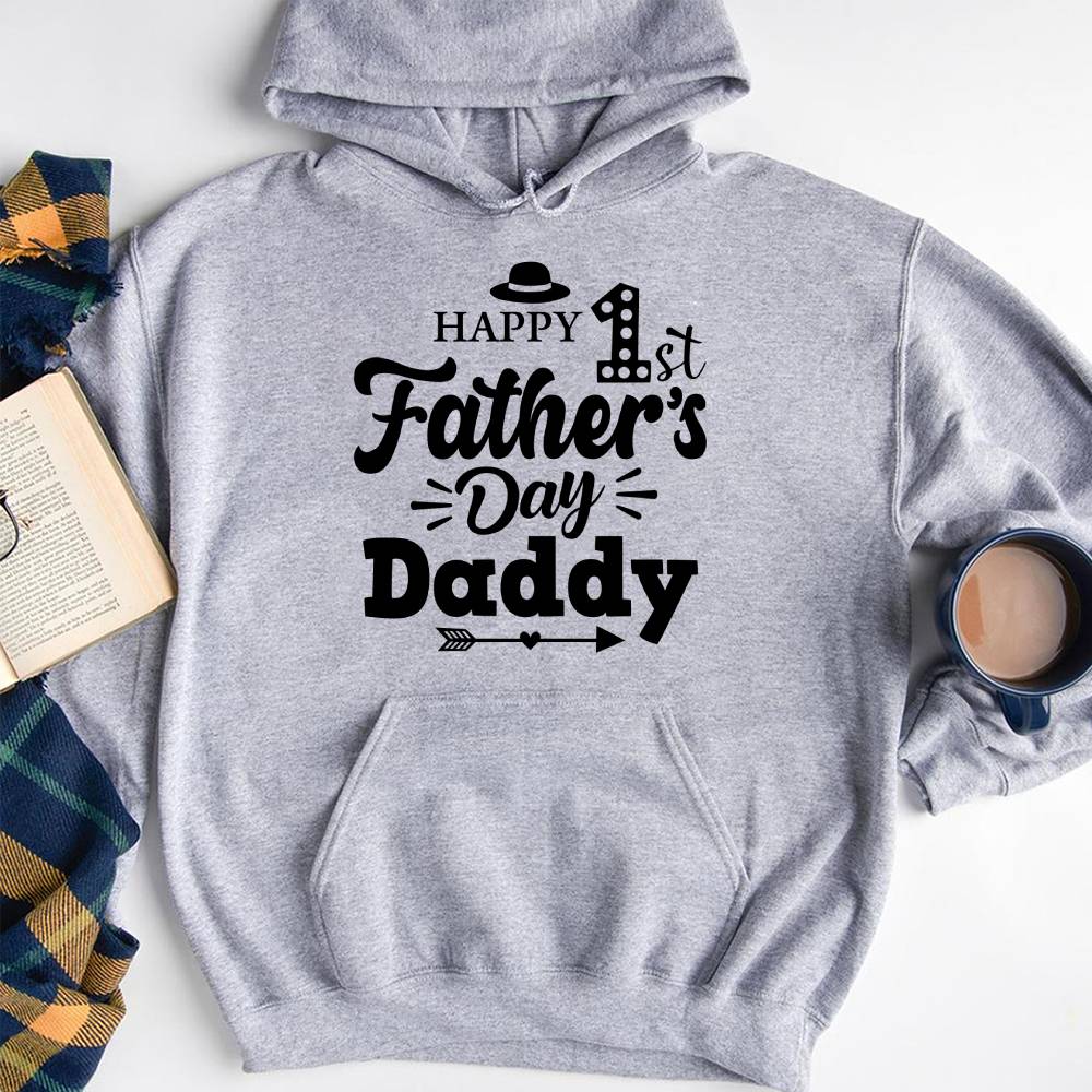 Happy 1st Father's Day Family T-shirt, HN590 - Image 3