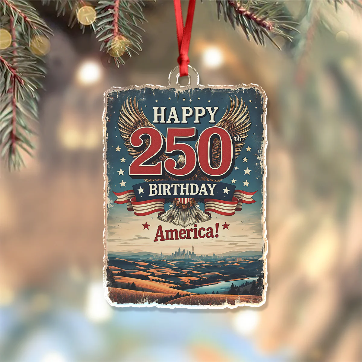 Happy 250 Birthday America Acrylic Ornament TH10 894787 - Image 7