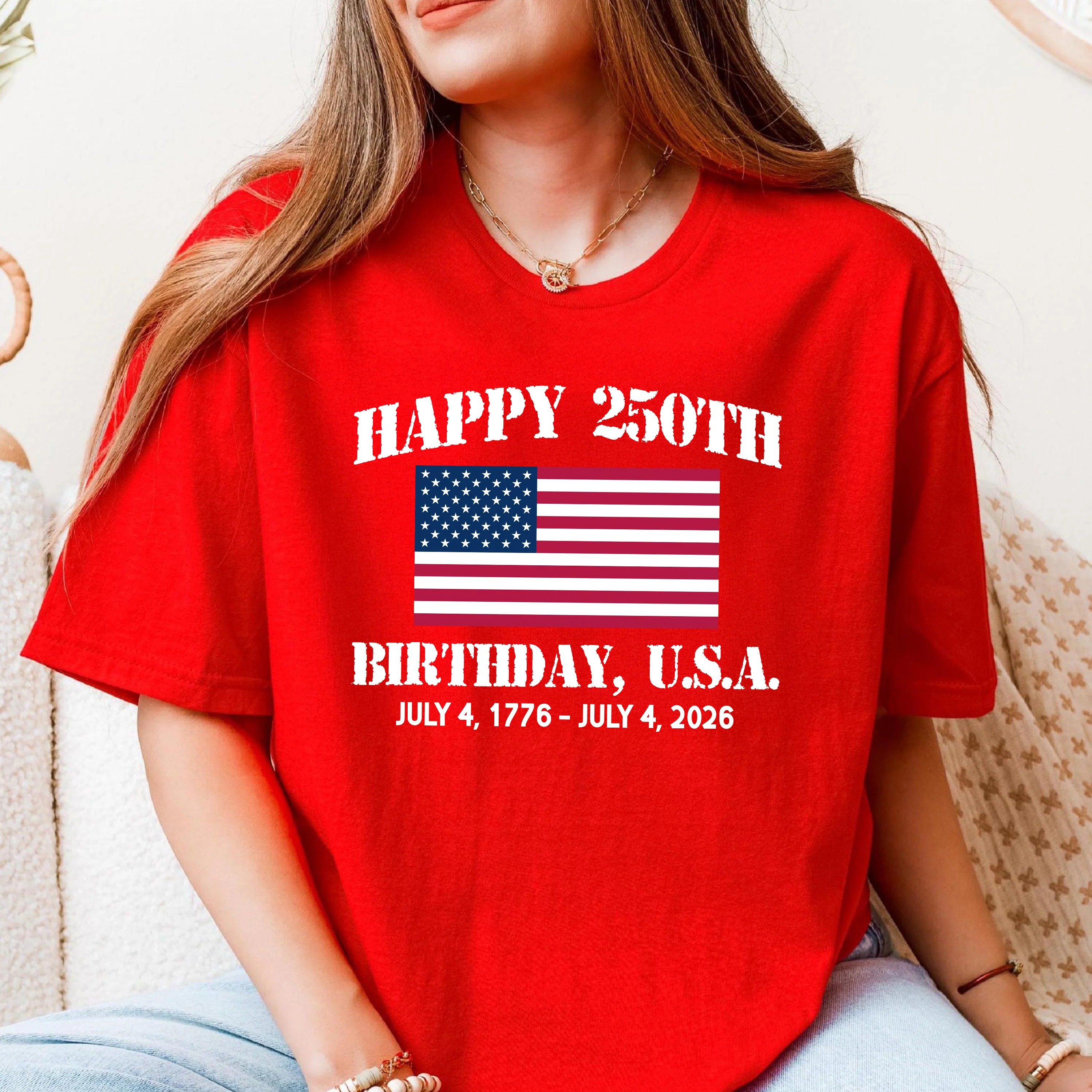 Happy 250th Birthday America Shirt TH10 898449 - Image 3