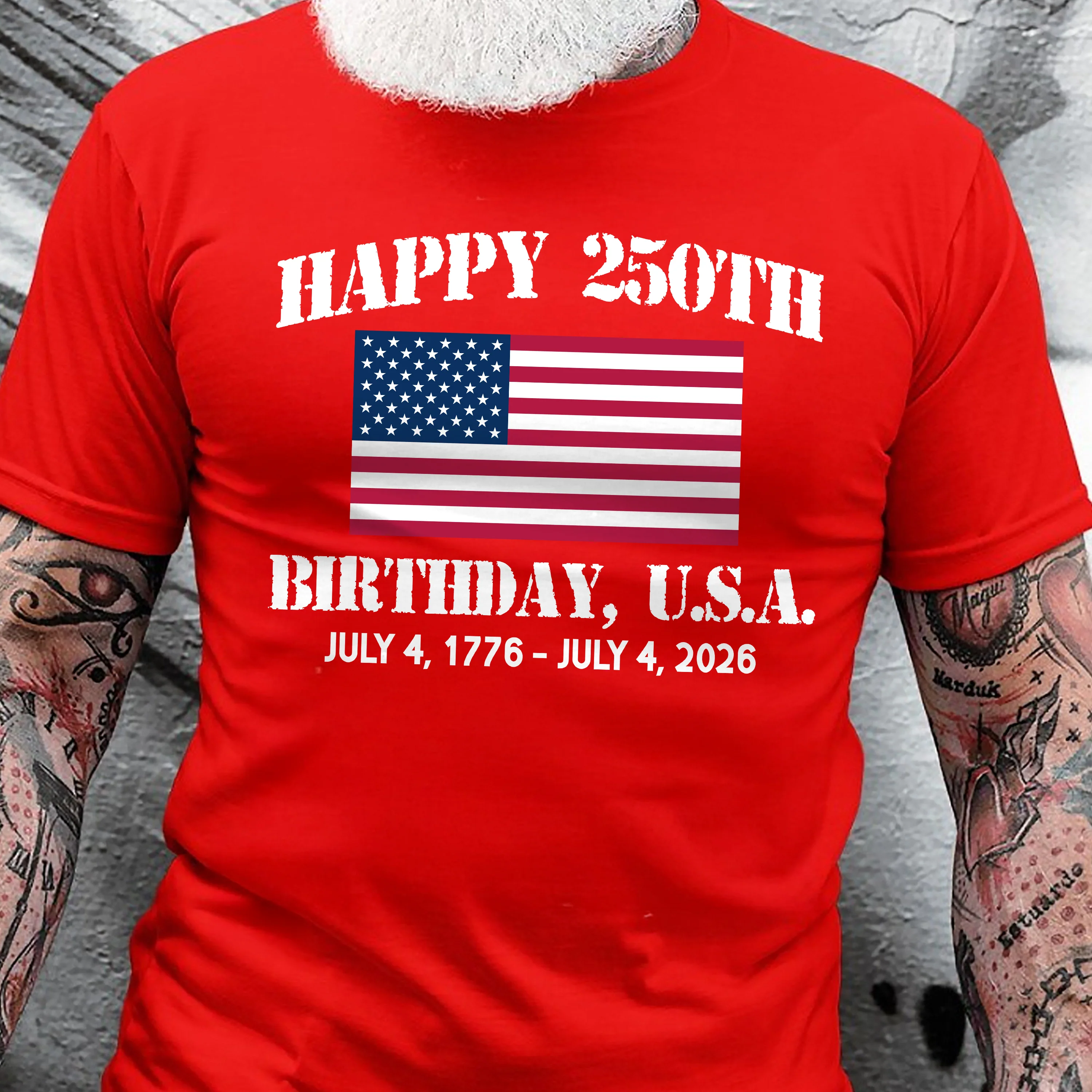 Happy 250th Birthday America Shirt TH10 898449 - Image 4