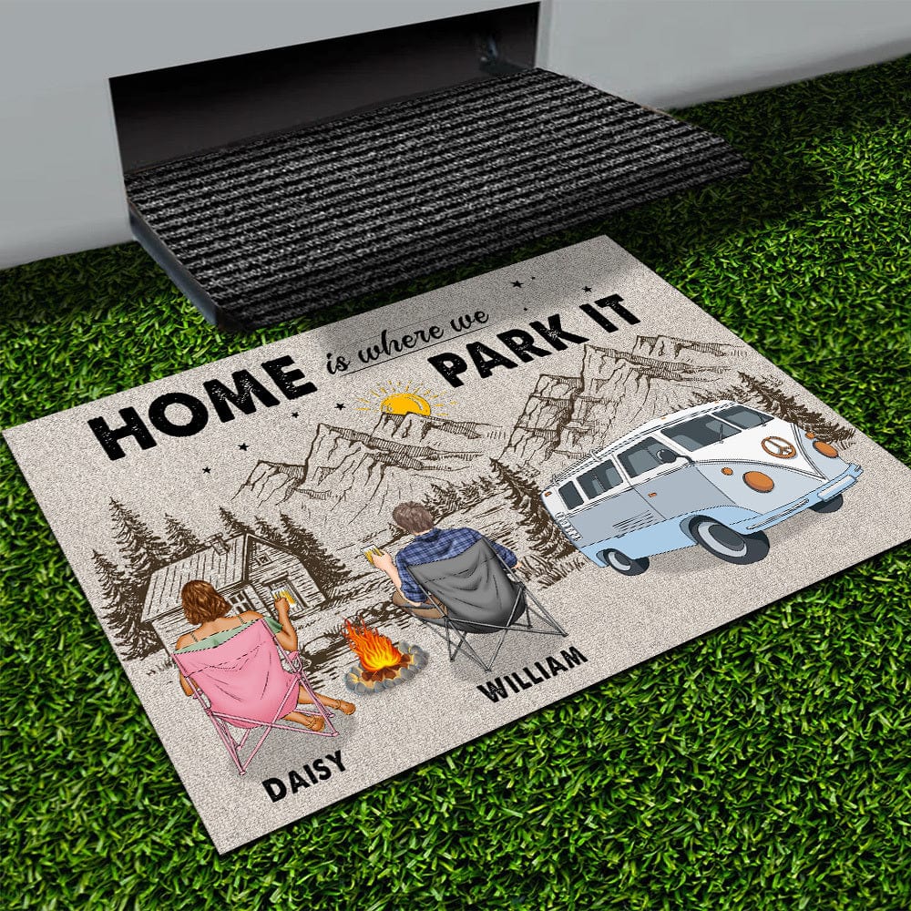 Home Is Where You Park It Camping Doormat K228 889631 - Image 2