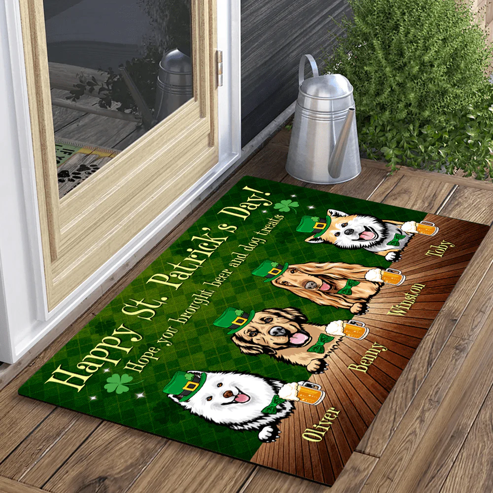 Hope You Brought Beer For Happy Saint Patrick's Day Doormat TH10 892301 - Image 3