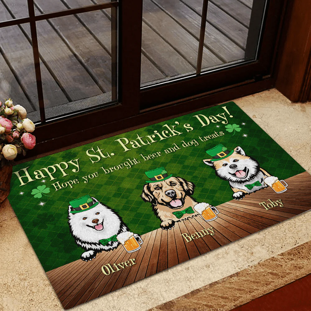 Hope You Brought Beer For Happy Saint Patrick's Day Doormat TH10 892301 - Image 4