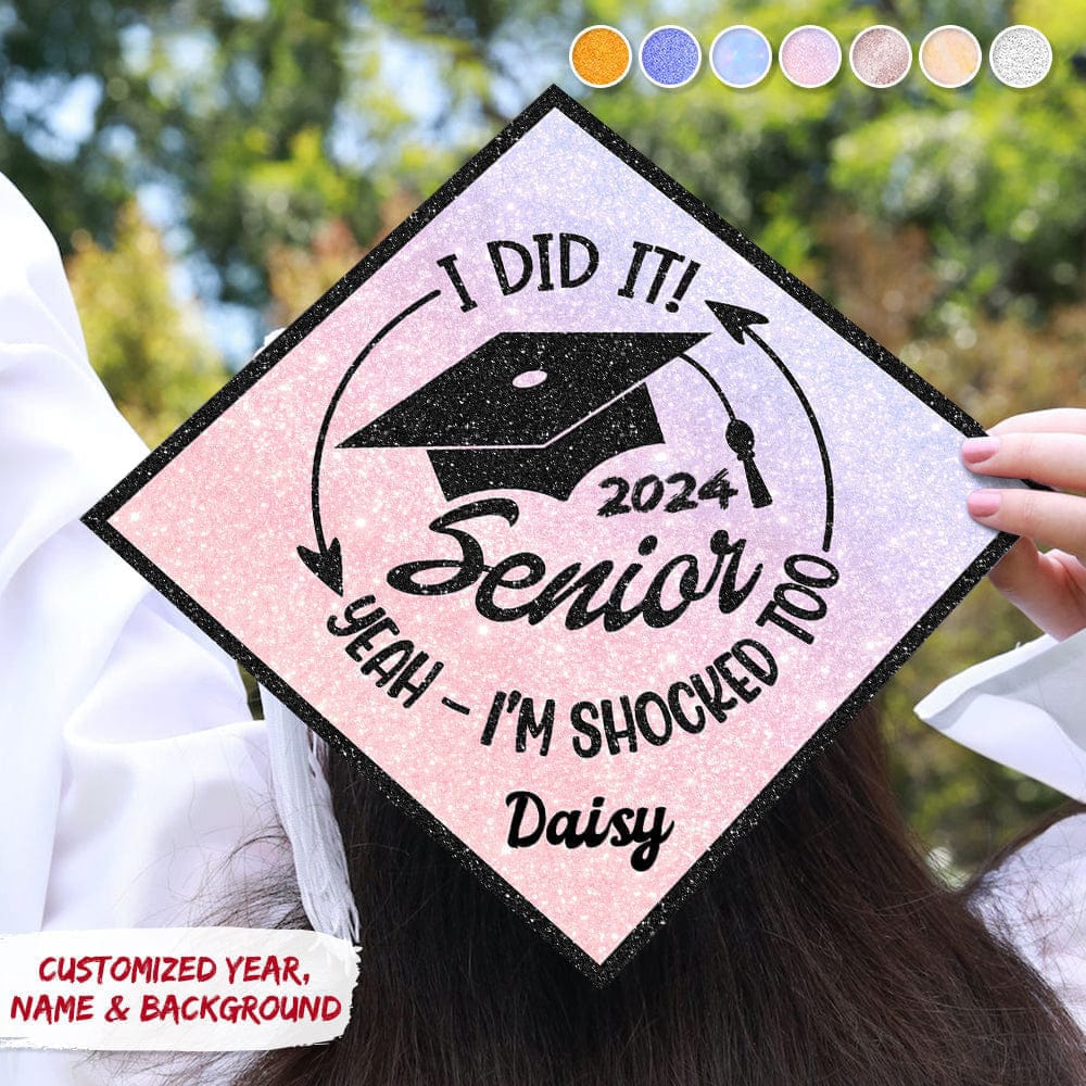 I Did It Yeah I'm Shocked Too Tassel Toppers, Graduation Gift HN590 - Image 3