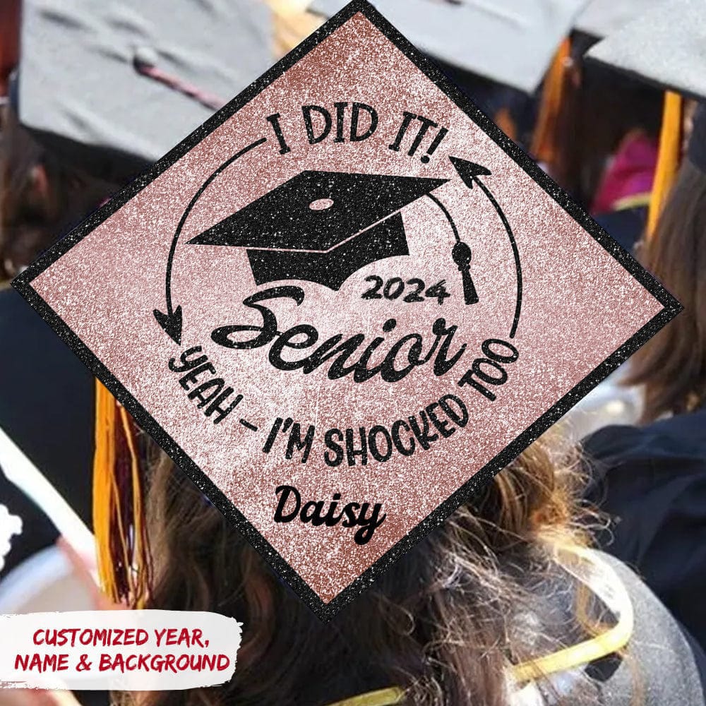 I Did It Yeah I'm Shocked Too Tassel Toppers, Graduation Gift HN590 - Image 4