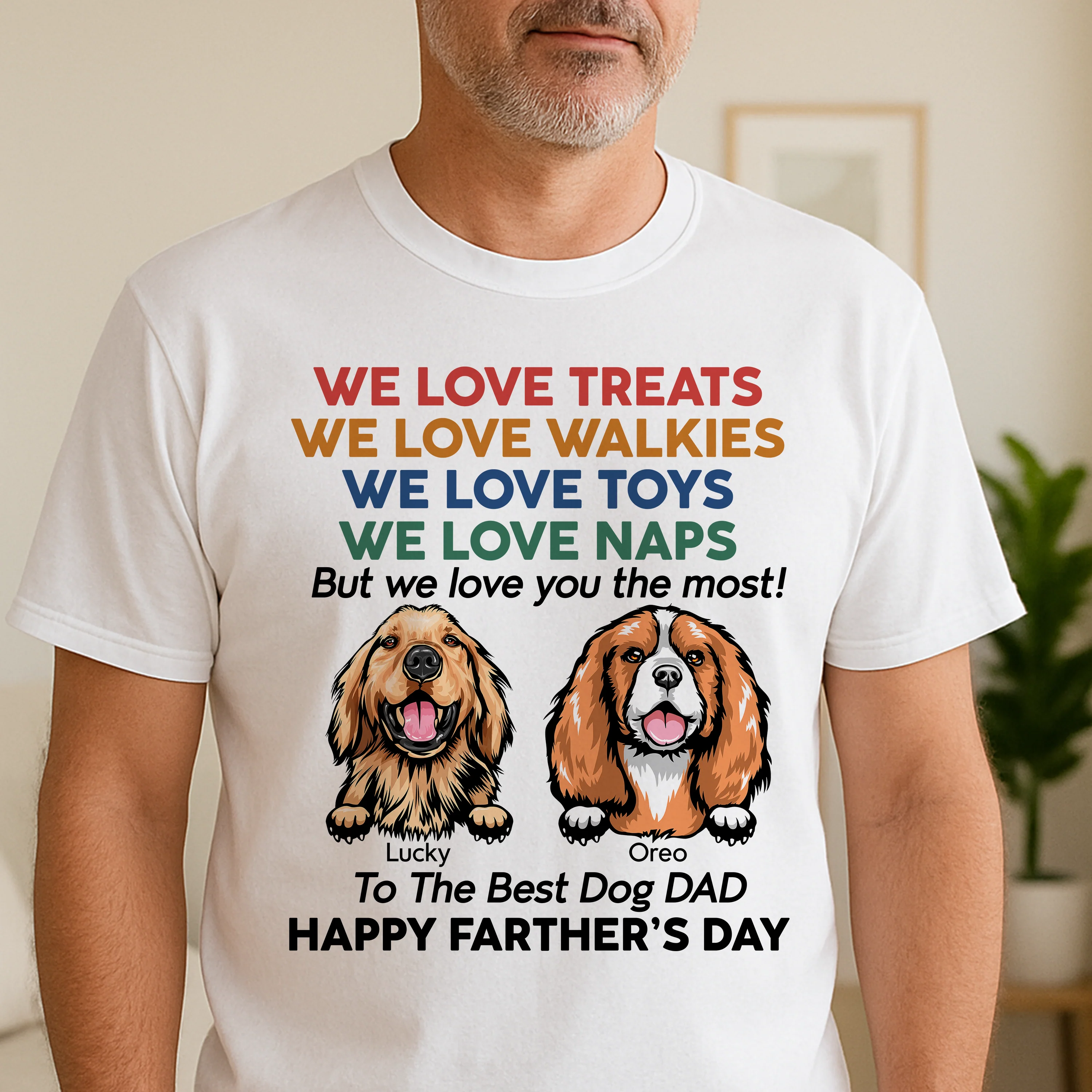 I Love You The Most For Dog Dad Shirt TH10 892959 - Image 2