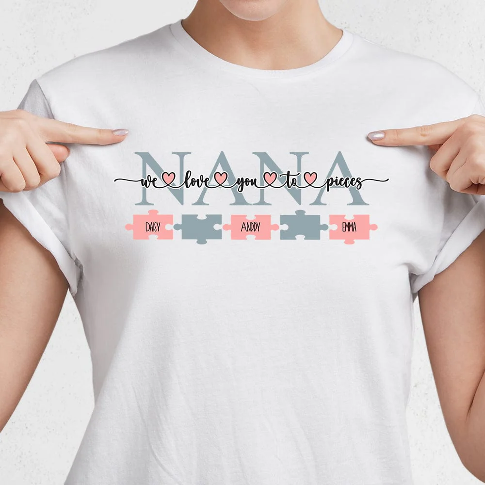 I Love You To Pieces Mother's Day Shirt Personalized Gift TA29 890453 - Image 4
