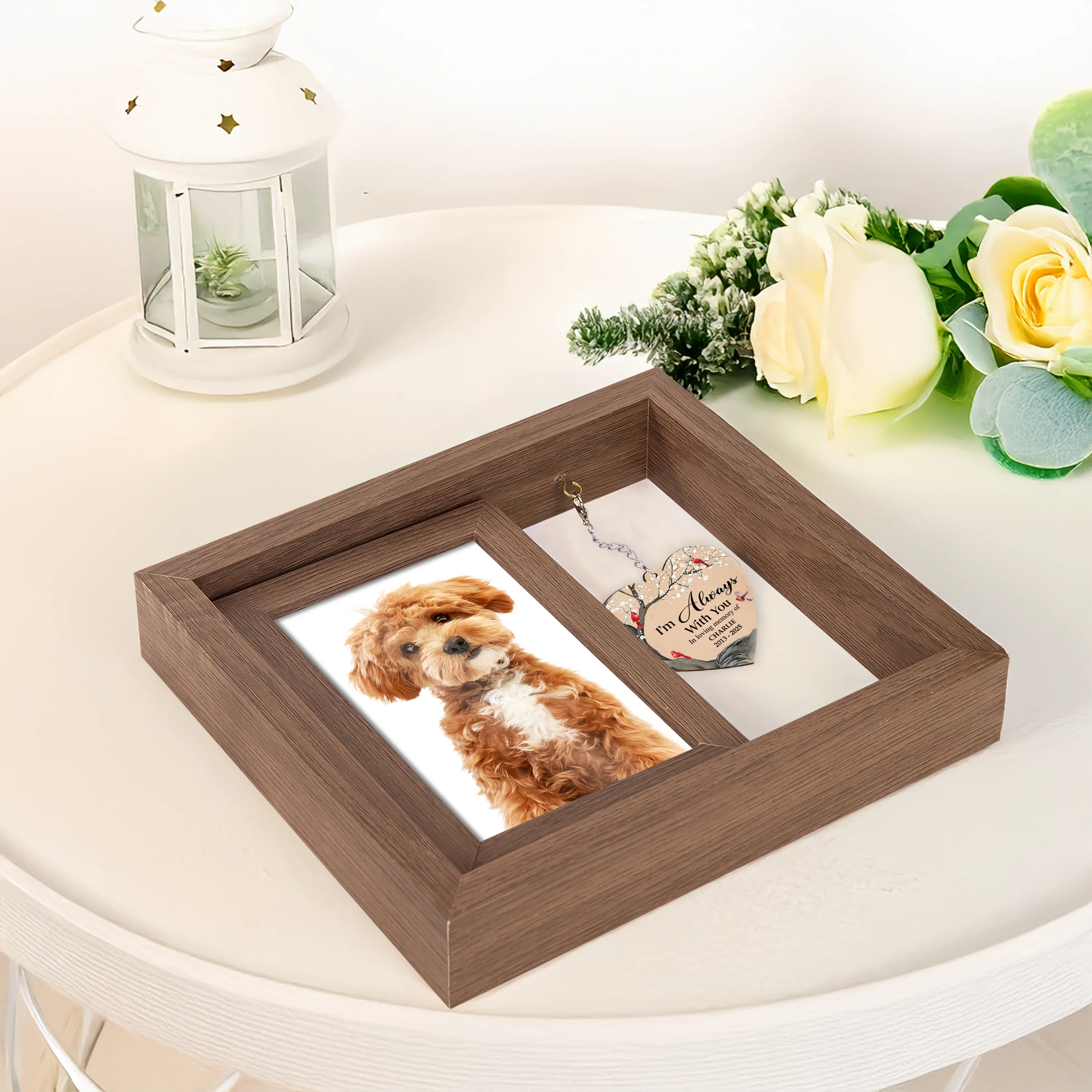 I'm Always With You Dog Memorial Rotating Wooden Picture Frame TH10 894199 - Image 4