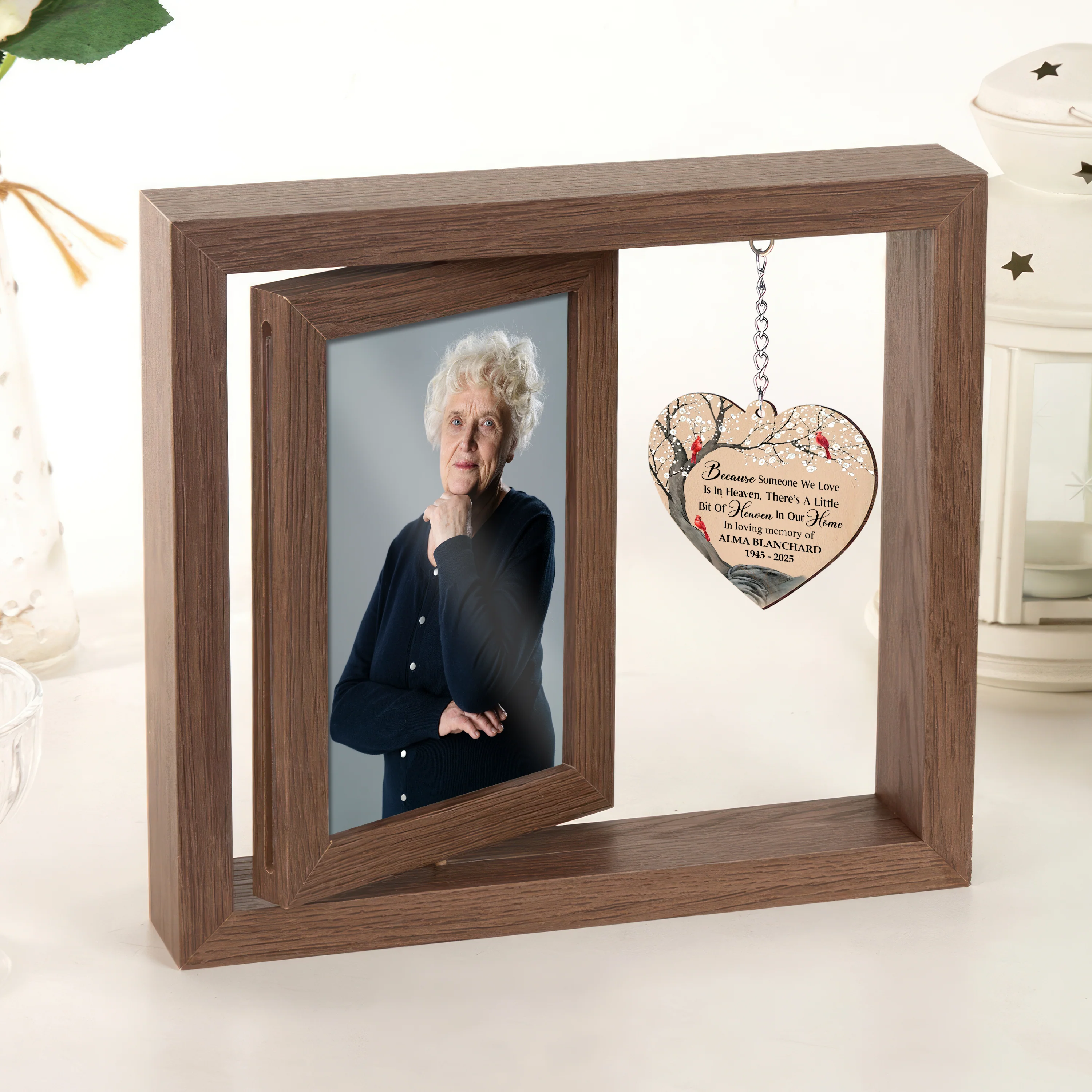 I'm Always With You Memorial Rotating Wooden Picture Frame TH10 894197 - Image 3