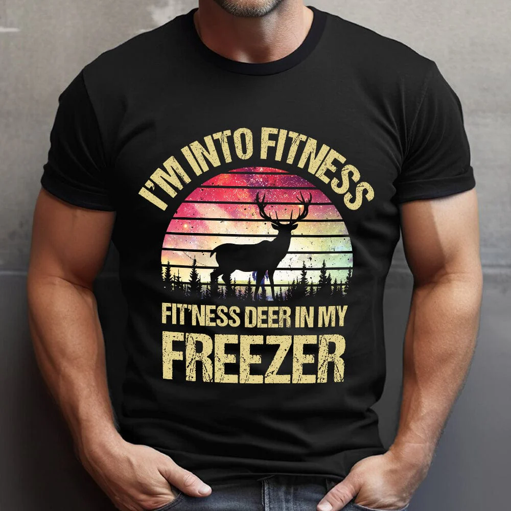 Im Into Fitness Deer In My Freezer Shirt Personalized Gift TH10 892171 - Image 3
