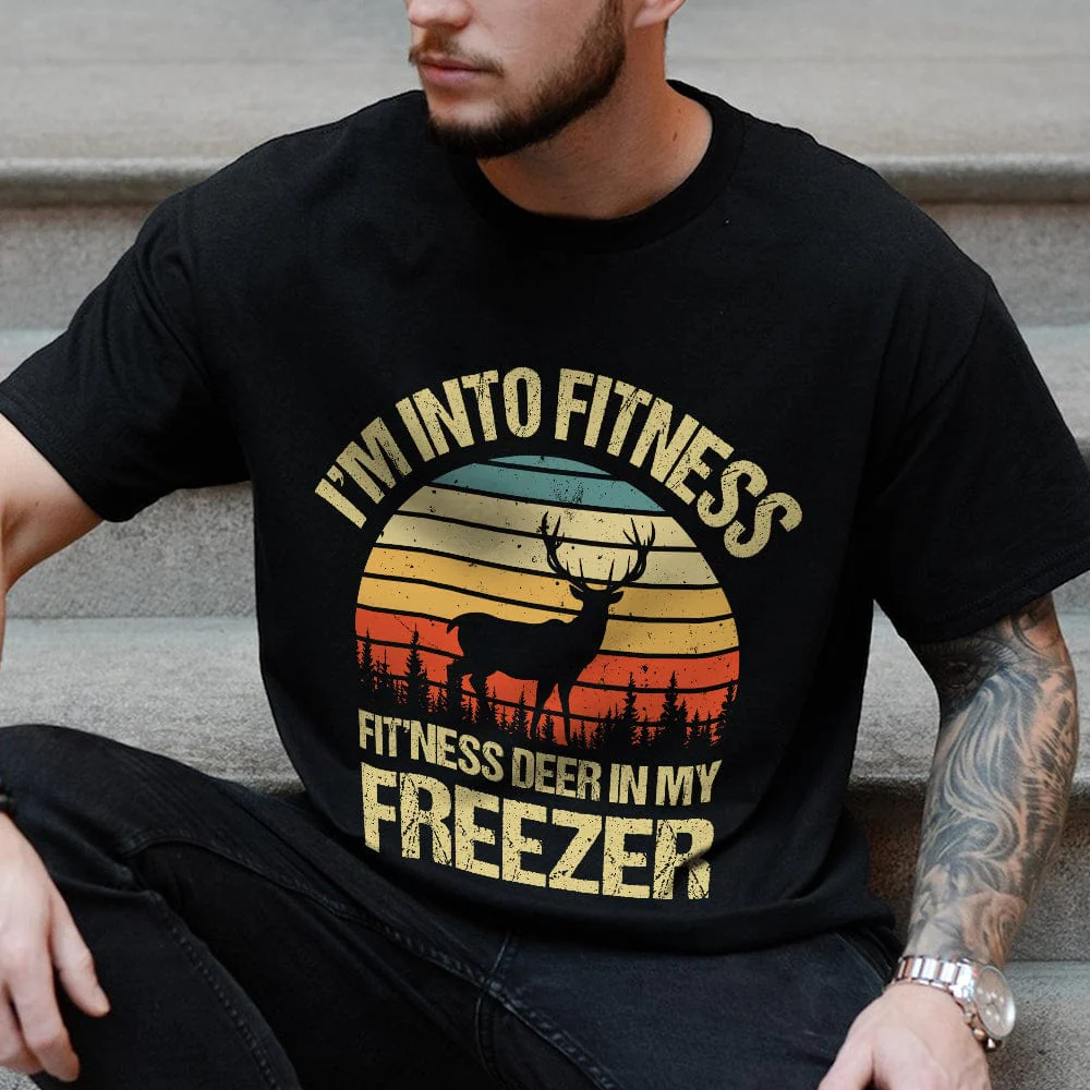 Im Into Fitness Deer In My Freezer Shirt Personalized Gift TH10 892171 - Image 4