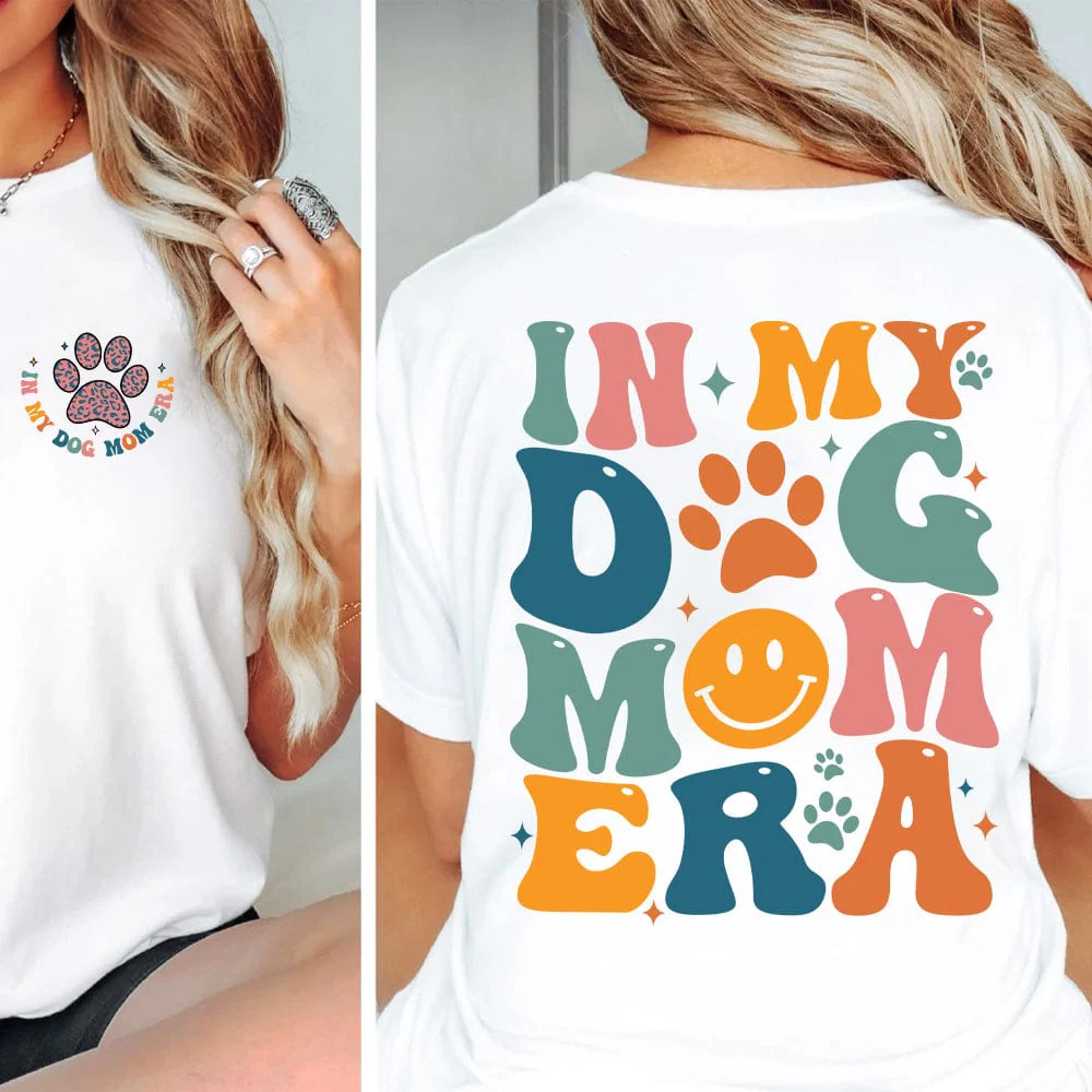 In My Dog Mom Era Dog Shirt Personalized Dog DA199 890291 - Image 2