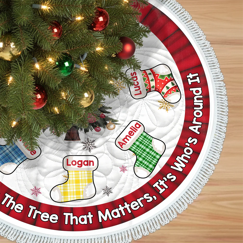It's Not What Under The Tree That Matters Christmas Tree Skirt TH10 896331 - Image 6