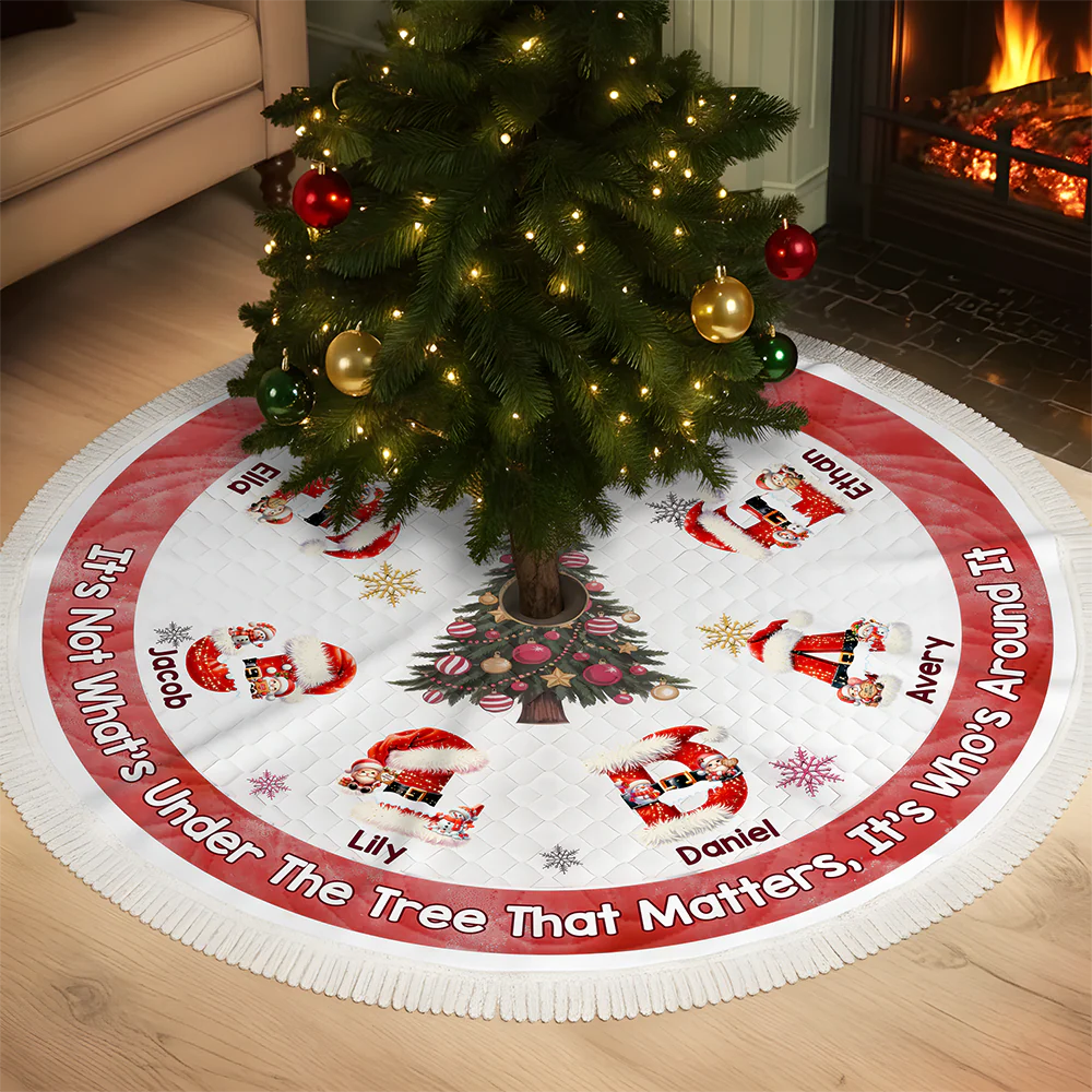 Joy Wrapped Around Us Christmas Tree Skirt TH10 896329 - Image 4