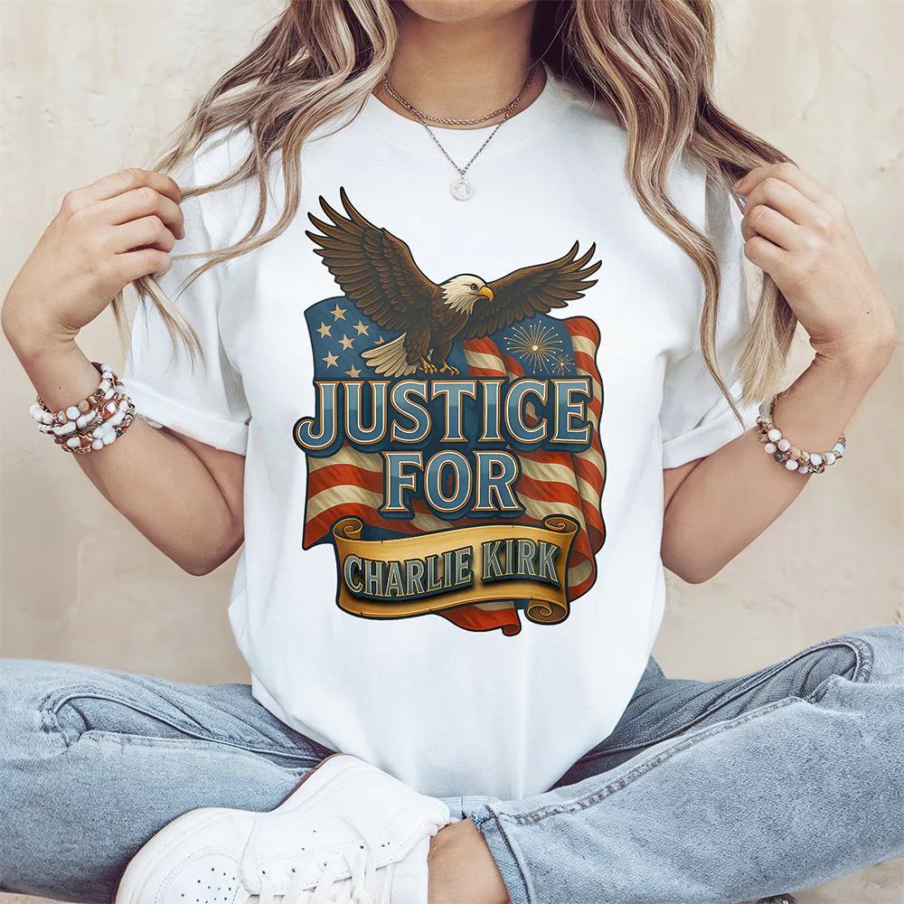 Justice For Charlie Kirk Bright Shirt TH10 64467 - Image 9