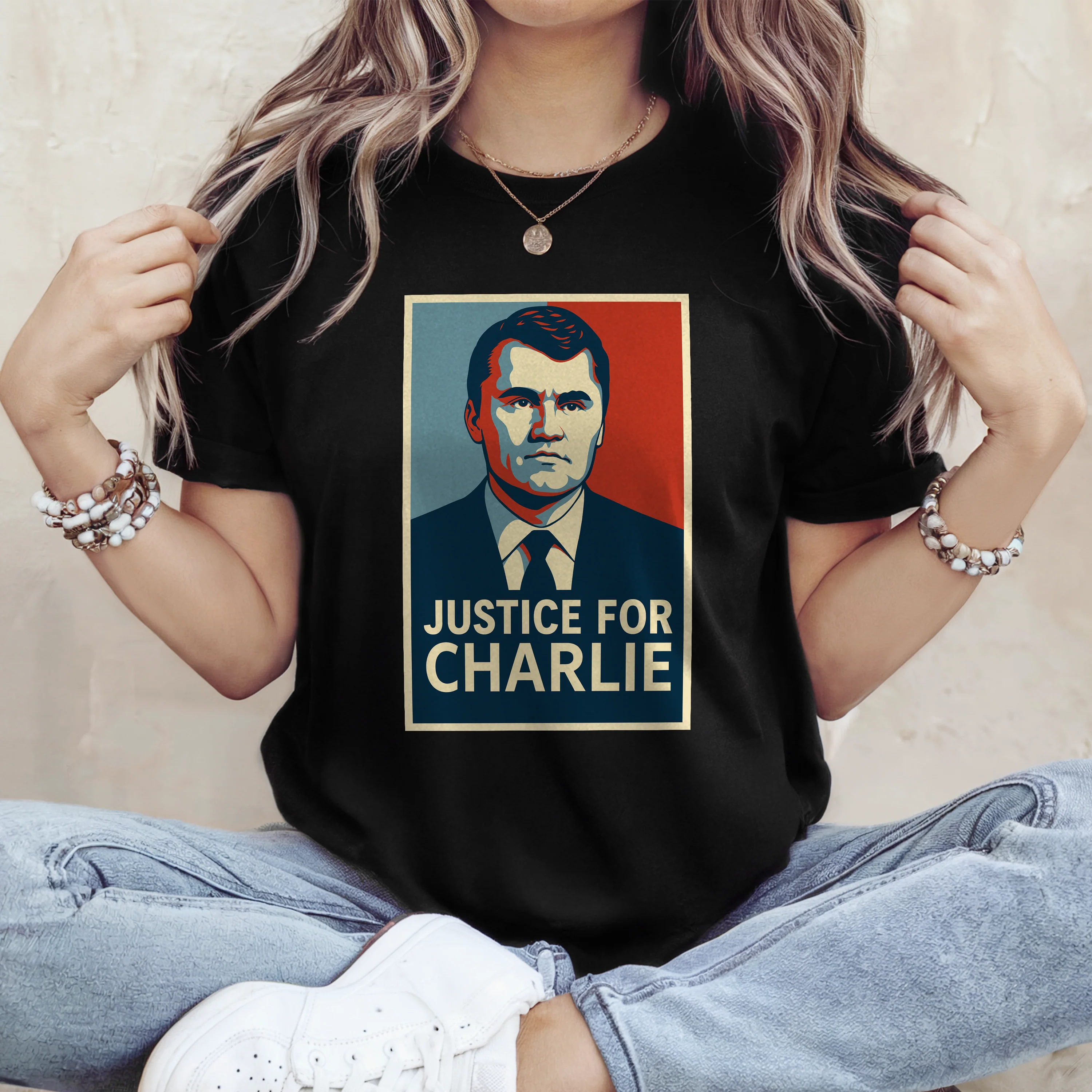 Justice For Charlie Kirk Shirt TH10 64383 - Image 5